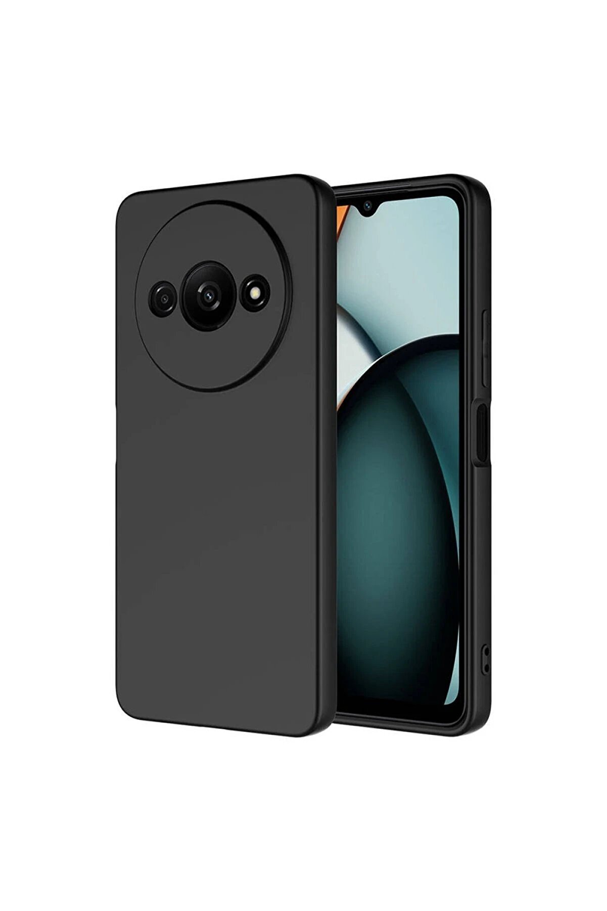 CepteToptan Realme C61 Kılıf First Silikon - Siyah - DROPX3465-6515