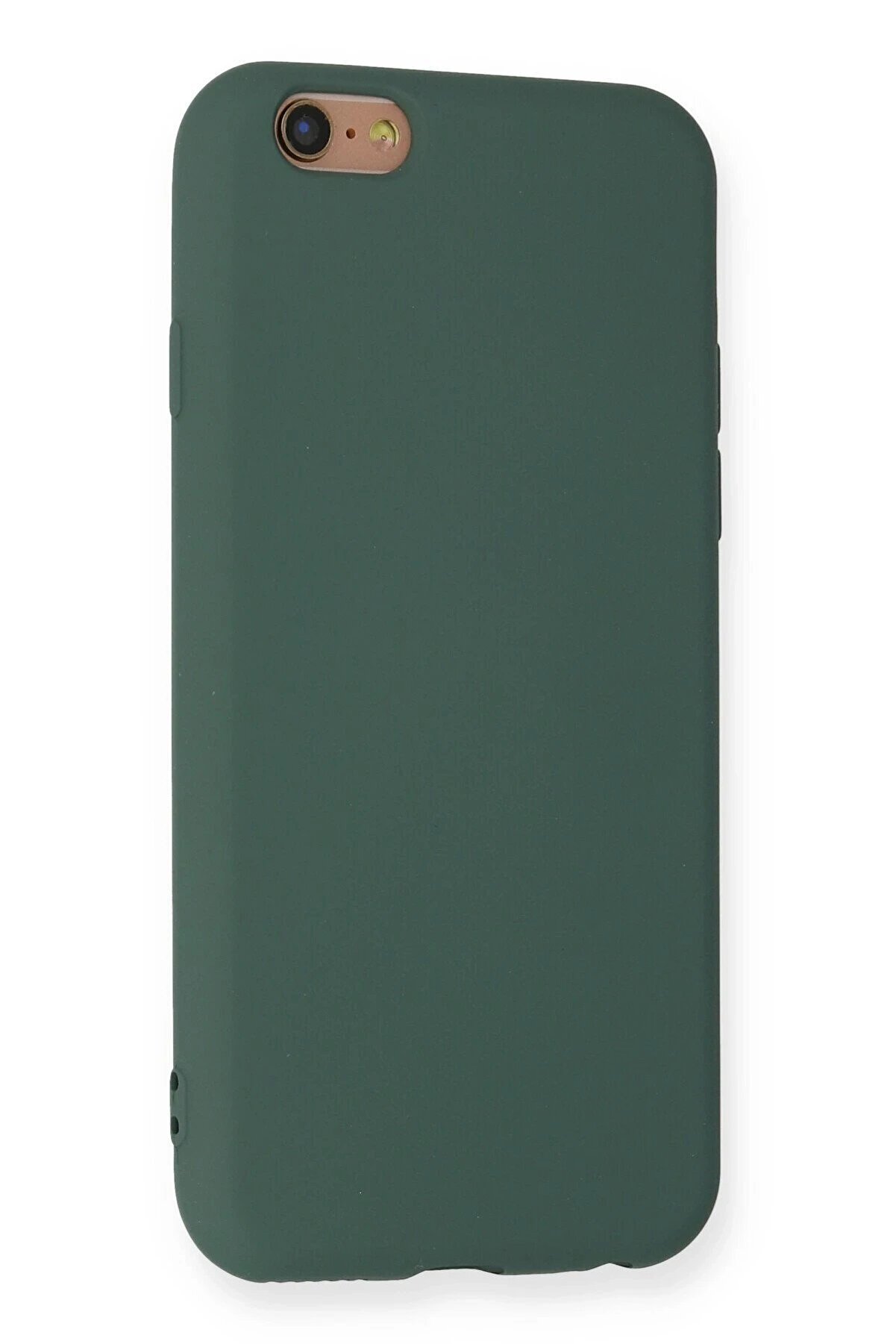 İphone 6 Kılıf Nano İçi̇ Kadi̇fe Si̇li̇kon - Koyu Yeşi̇l - Dropx7249-6030