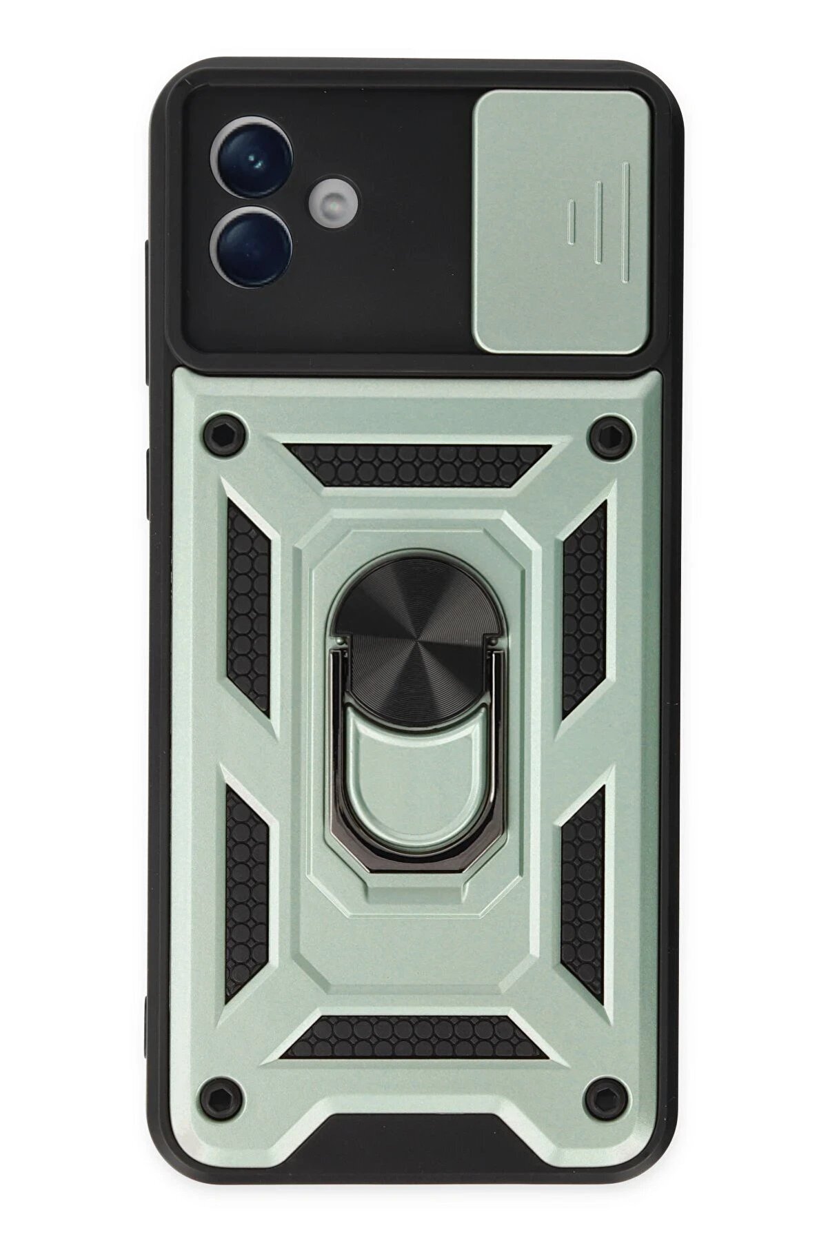 CepteToptan Samsung Galaxy A04 Kılıf Pars Lens Y&uuml;z&uuml;kl&uuml; Silikon - Yeşil - DROPX5496-5727