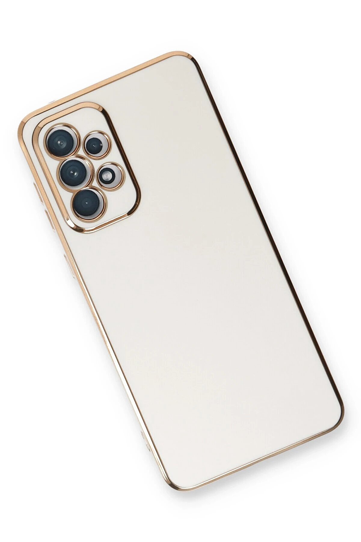 Samsung Galaxy A53 5G Kılıf Volet Si̇li̇kon - Beyaz - Dropx2744-5823