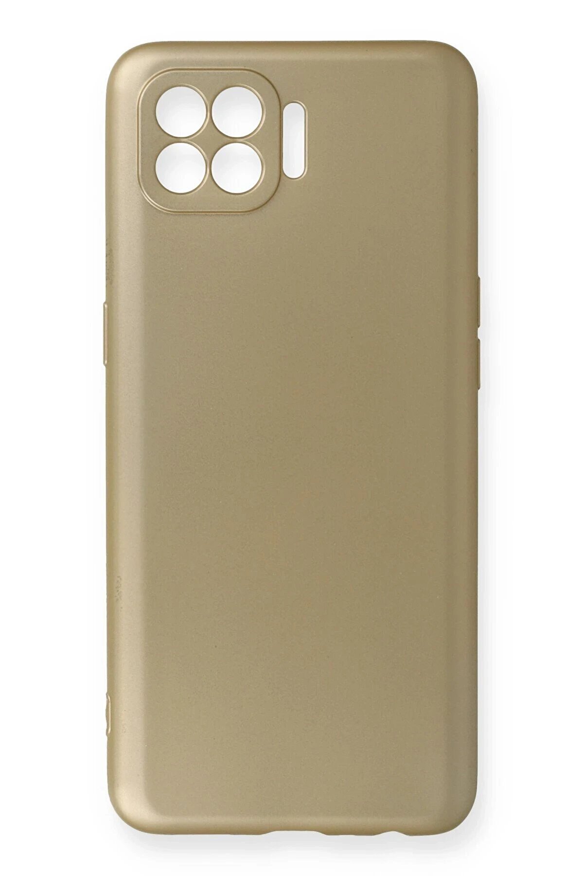 CepteToptan Oppo Reno 4 Lite Kılıf First Silikon - Gold - DROPX1700-1998