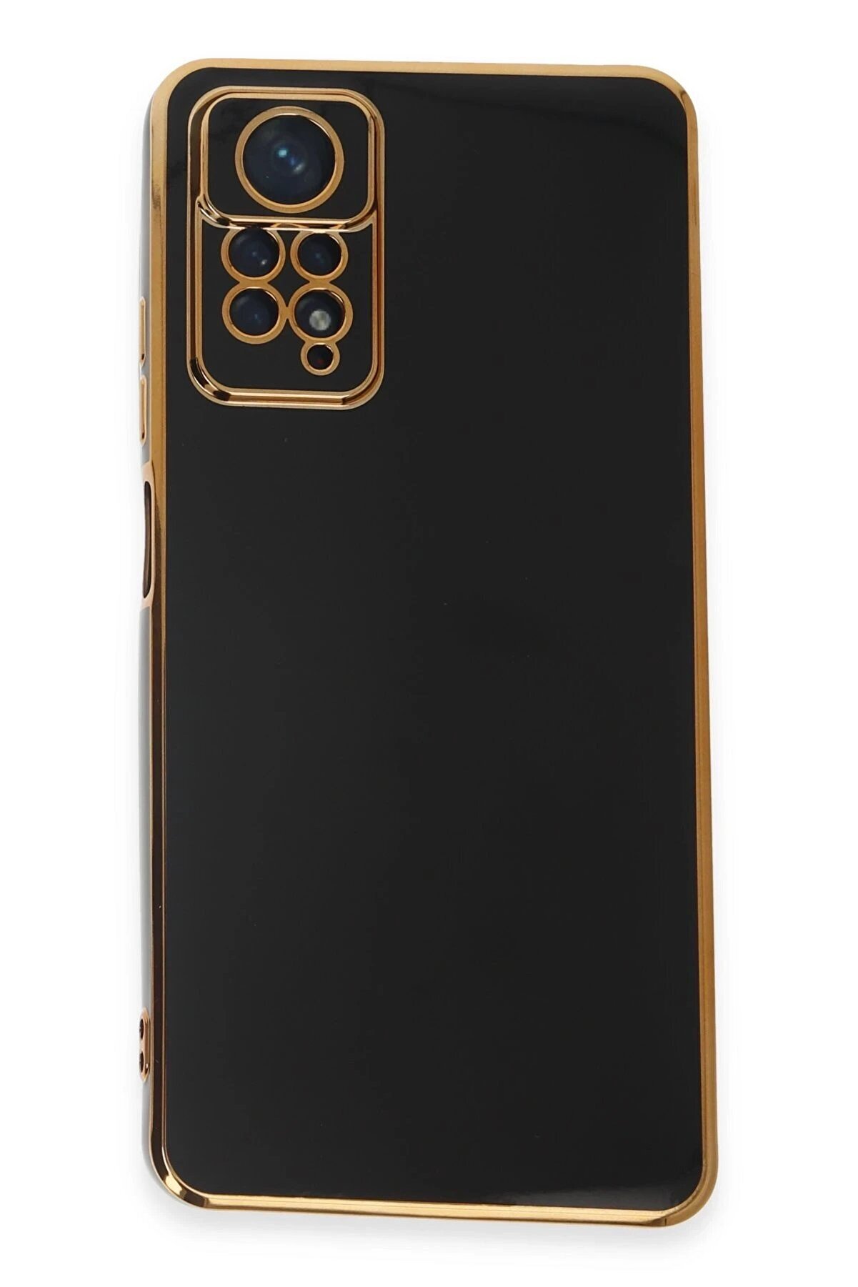 CepteToptan Xiaomi Redmi Note 12 Pro 4G Kılıf Volet Silikon - Siyah - DROPX2421-9669