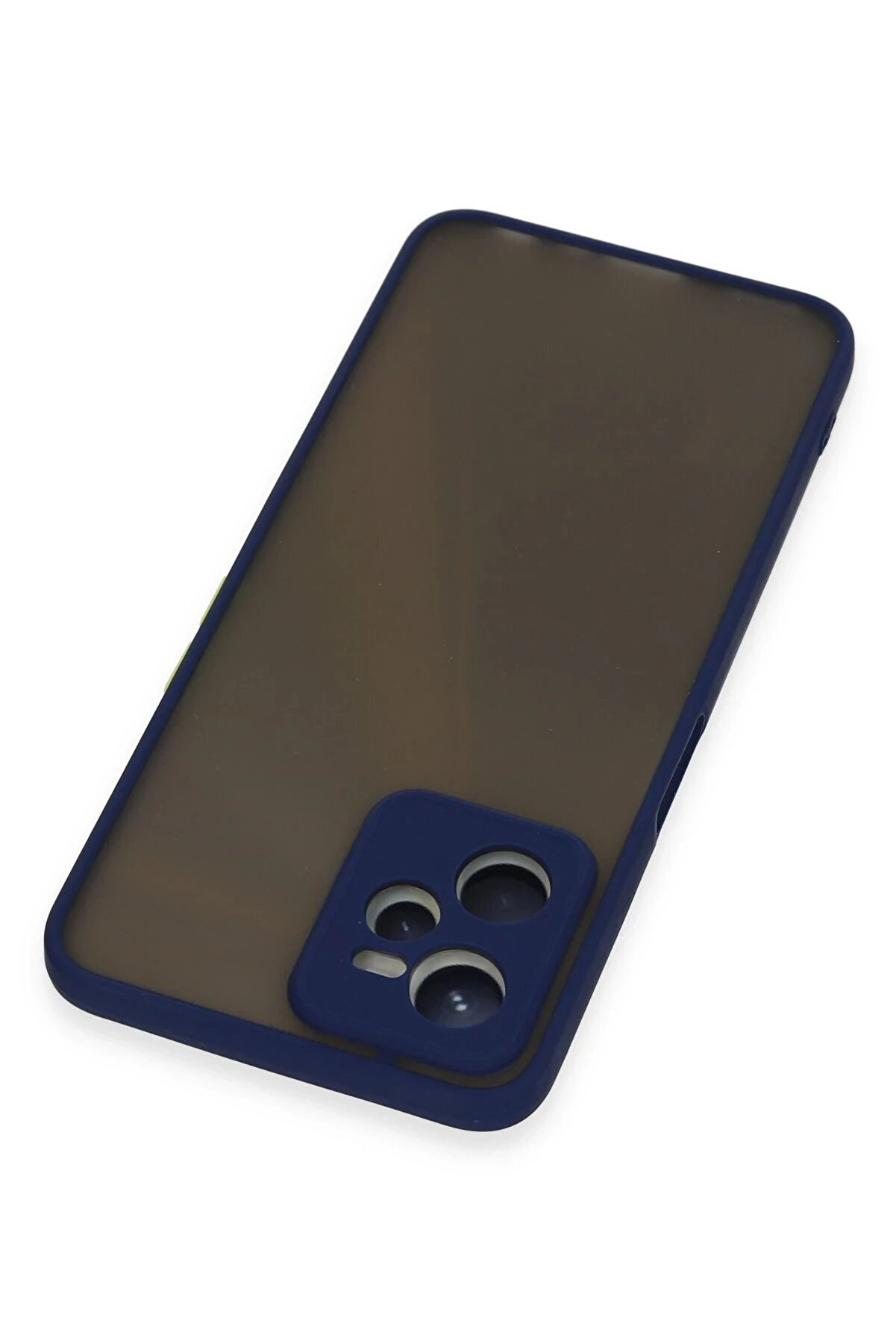 Realme C35 Kılıf Montreal Si̇li̇kon Kapak - Laci̇vert - Dropx7811-6364