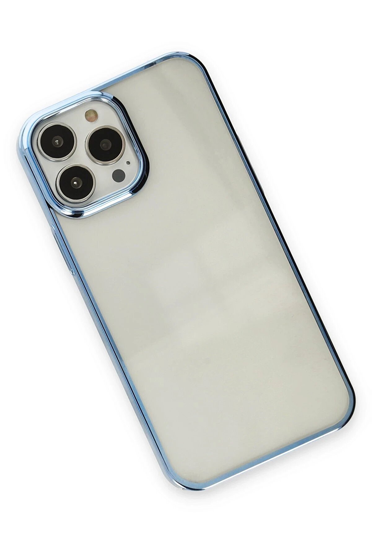 İphone 14 Pro Kılıf Element Si̇li̇kon - Sky Blue - Dropx1248-8557