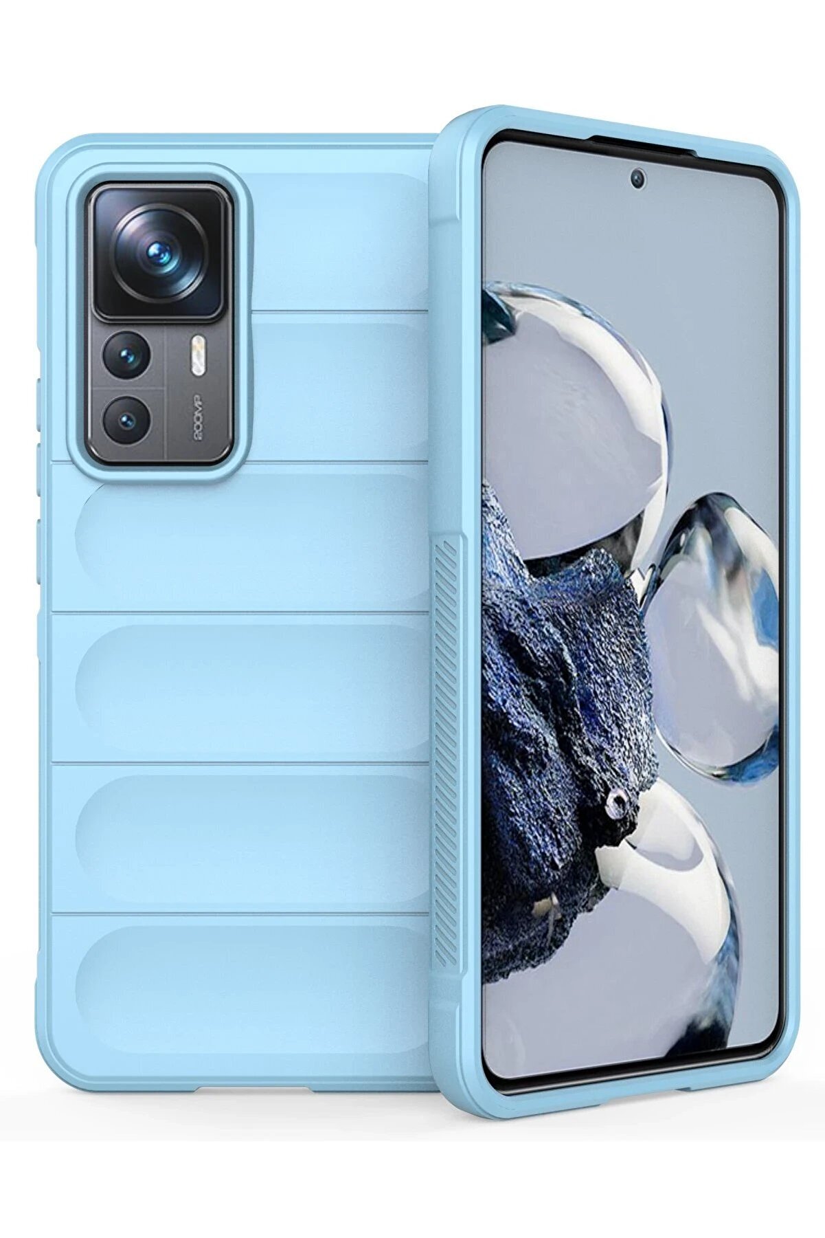 CepteToptan Xiaomi Mi 12T Pro Kılıf Optimum Silikon - Sky Blue - BRH024607-1607