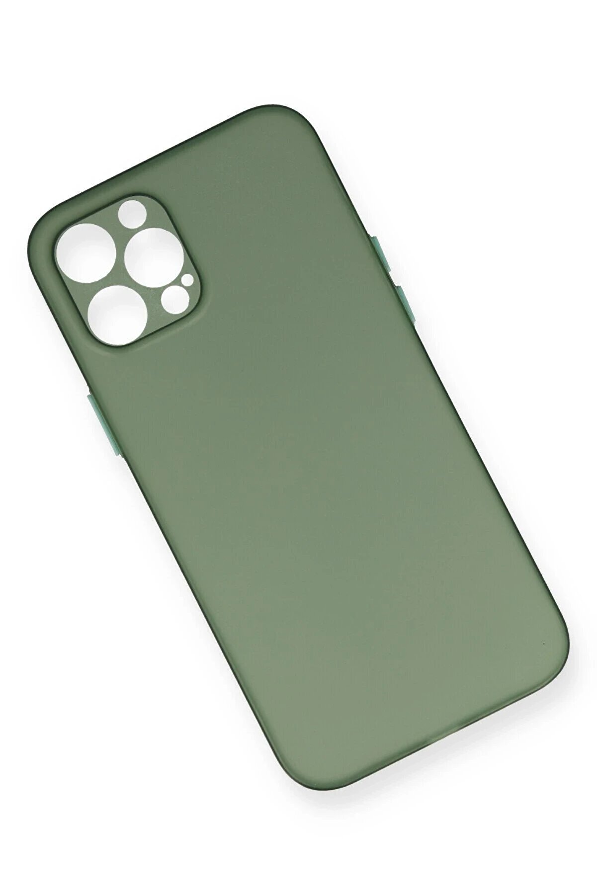 İphone 12 Pro Max Kılıf Pp Ultra İnce Kapak - Yeşi̇l - Dropx6913-2845