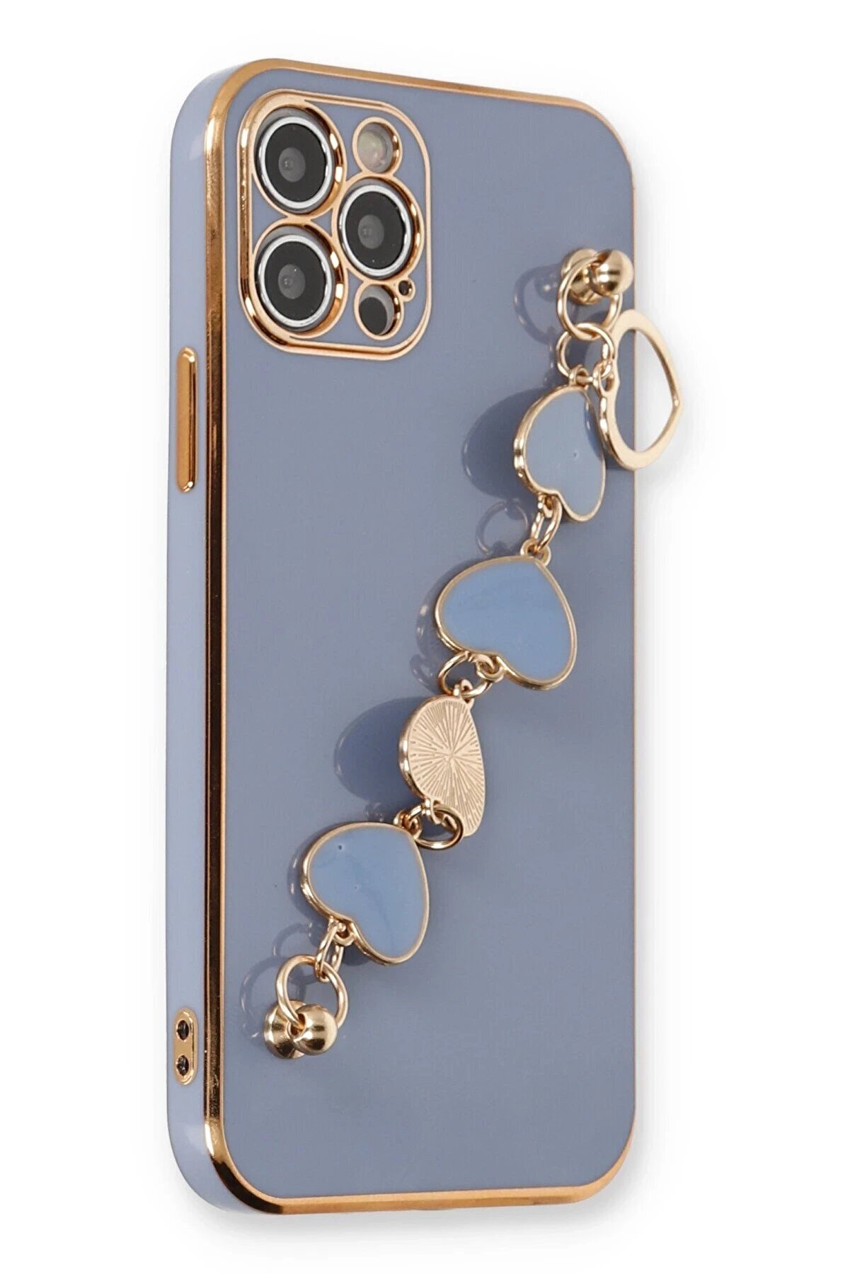 CepteToptan iPhone 12 Pro Max Kılıf Esila Silikon - Gri - DROPX1064-1922