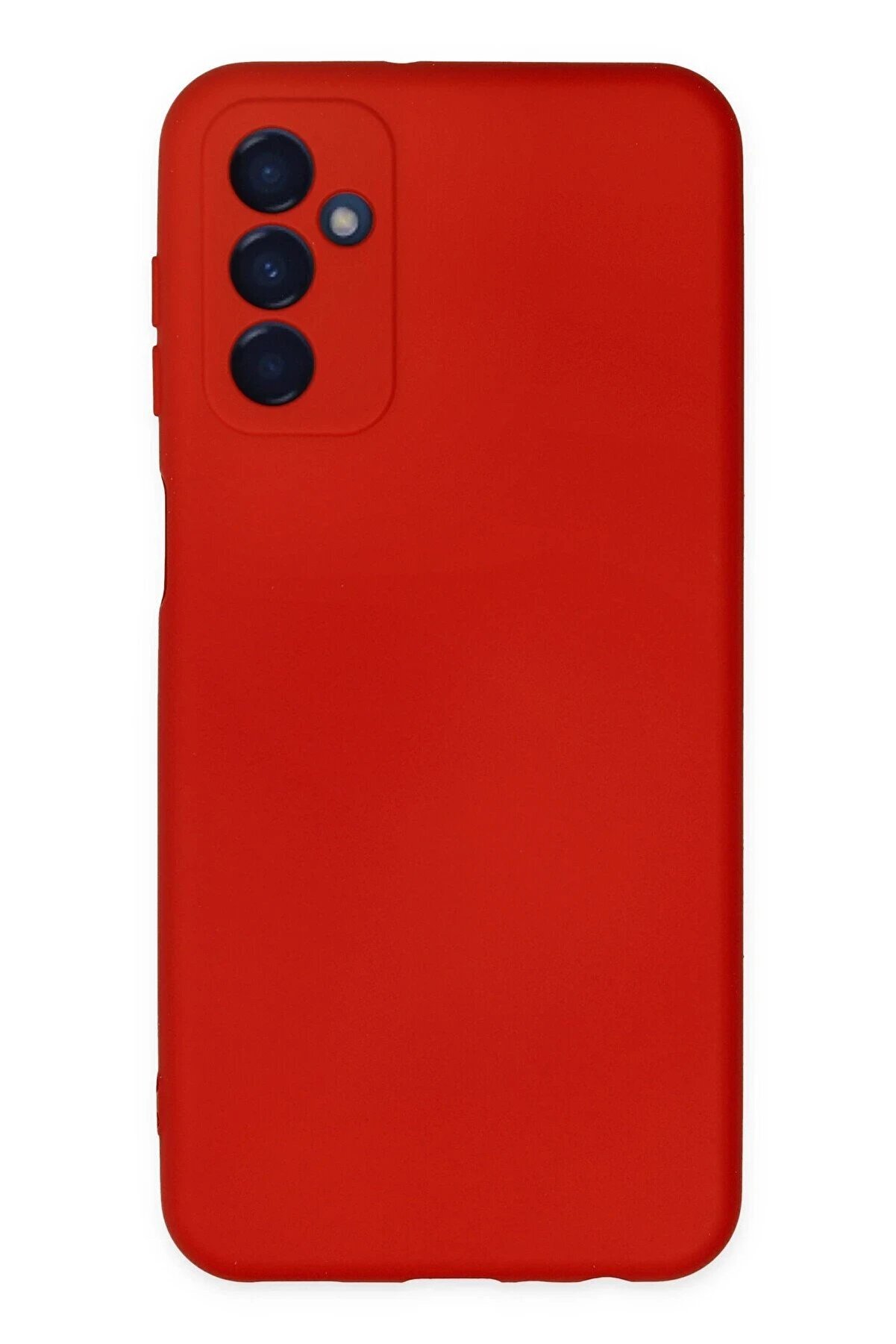 CepteToptan Samsung Galaxy M23 Kılıf Nano içi Kadife Silikon - Kırmızı - DROPX9062-4914