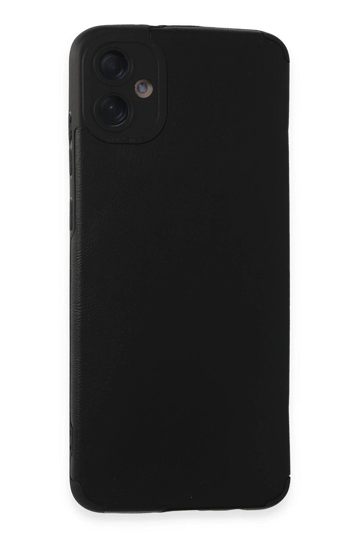 CepteToptan Samsung Galaxy A05 Kılıf Loop Deri Silikon - Siyah - DROPX6300-8166
