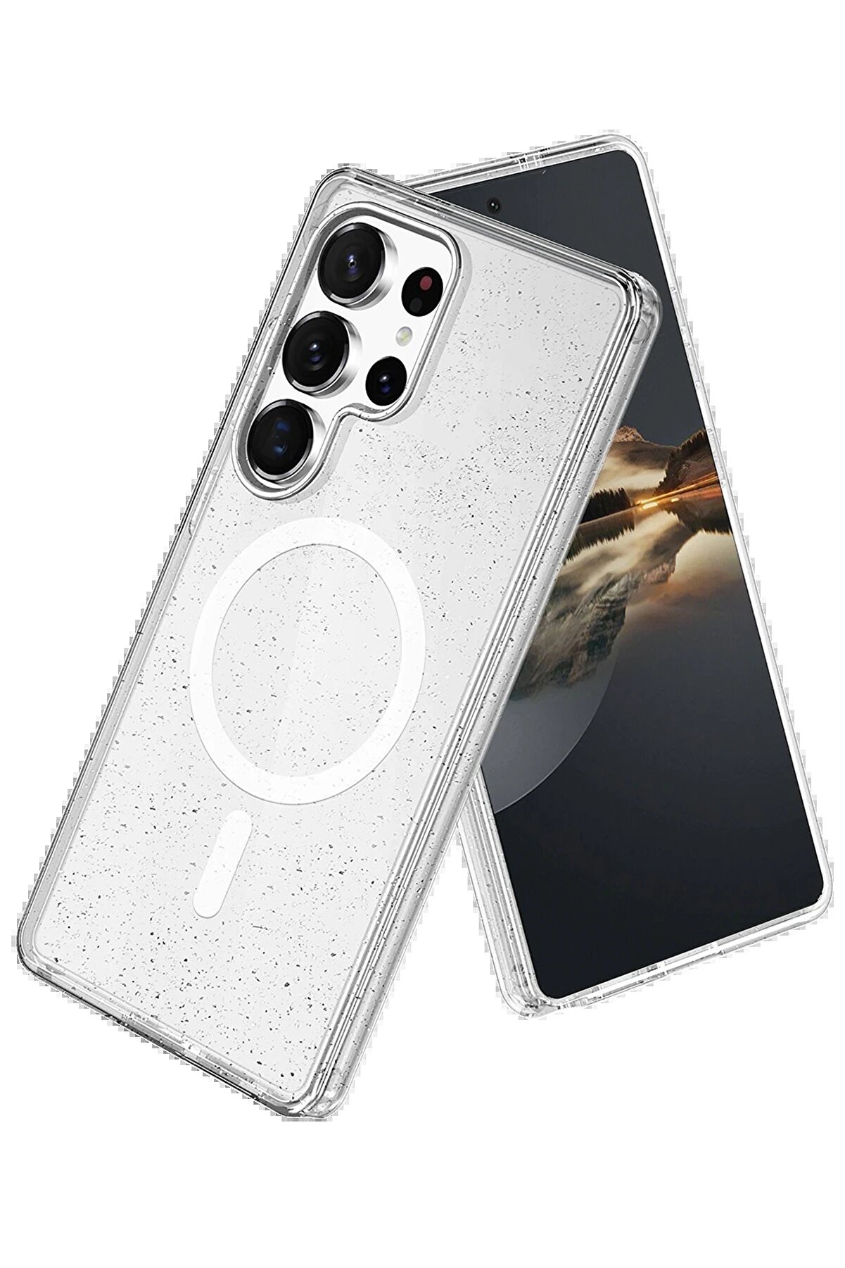 CepteToptan Samsung Galaxy S25 Ultra Star Magsafe Kapak - Şeffaf - DROPX1473-8805