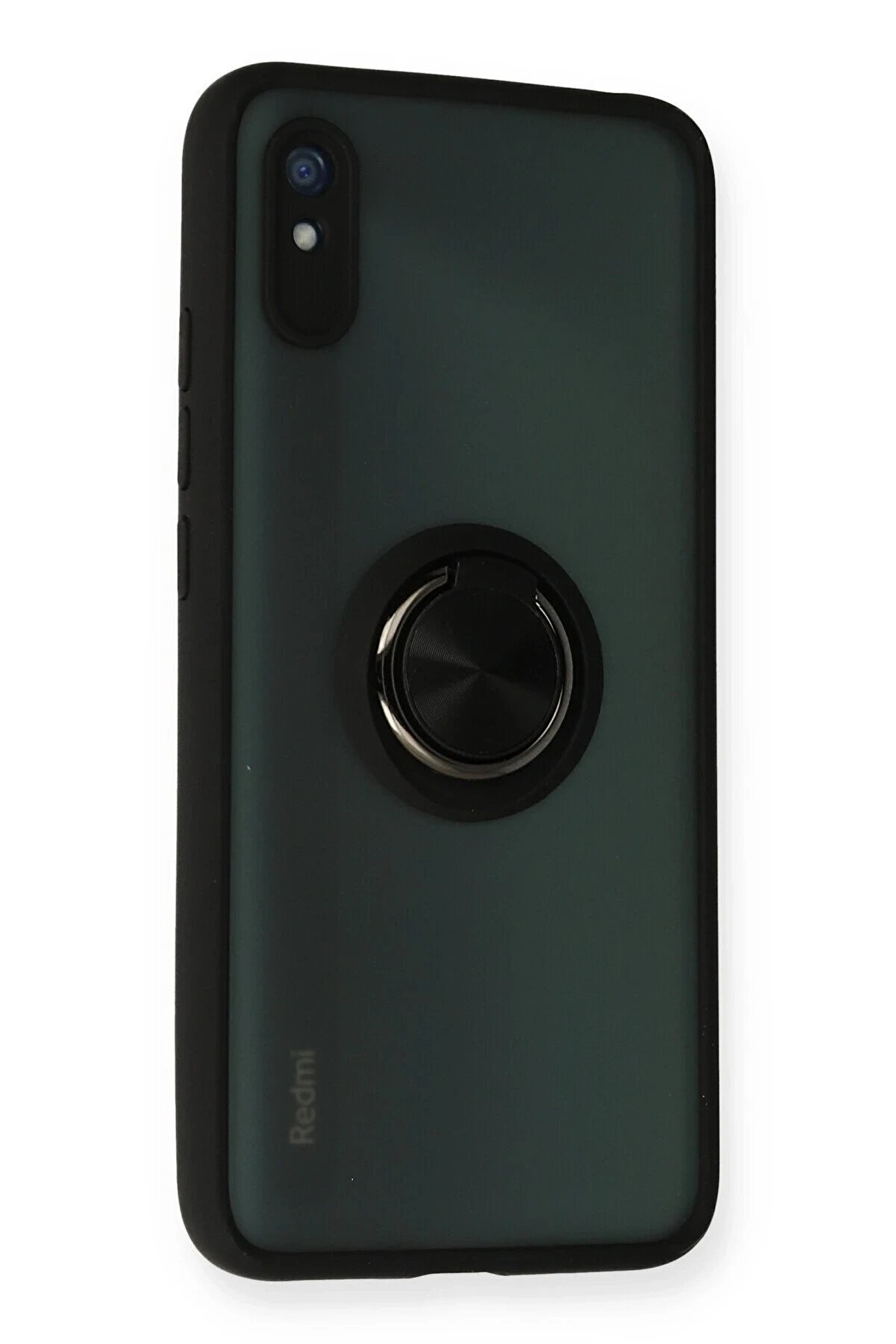 Xi̇aomi̇ Redmi̇ 9A Kılıf Montreal Y&uuml;z&uuml;kl&uuml; Si̇li̇kon Kapak - Si̇yah - Dropx6768-9370