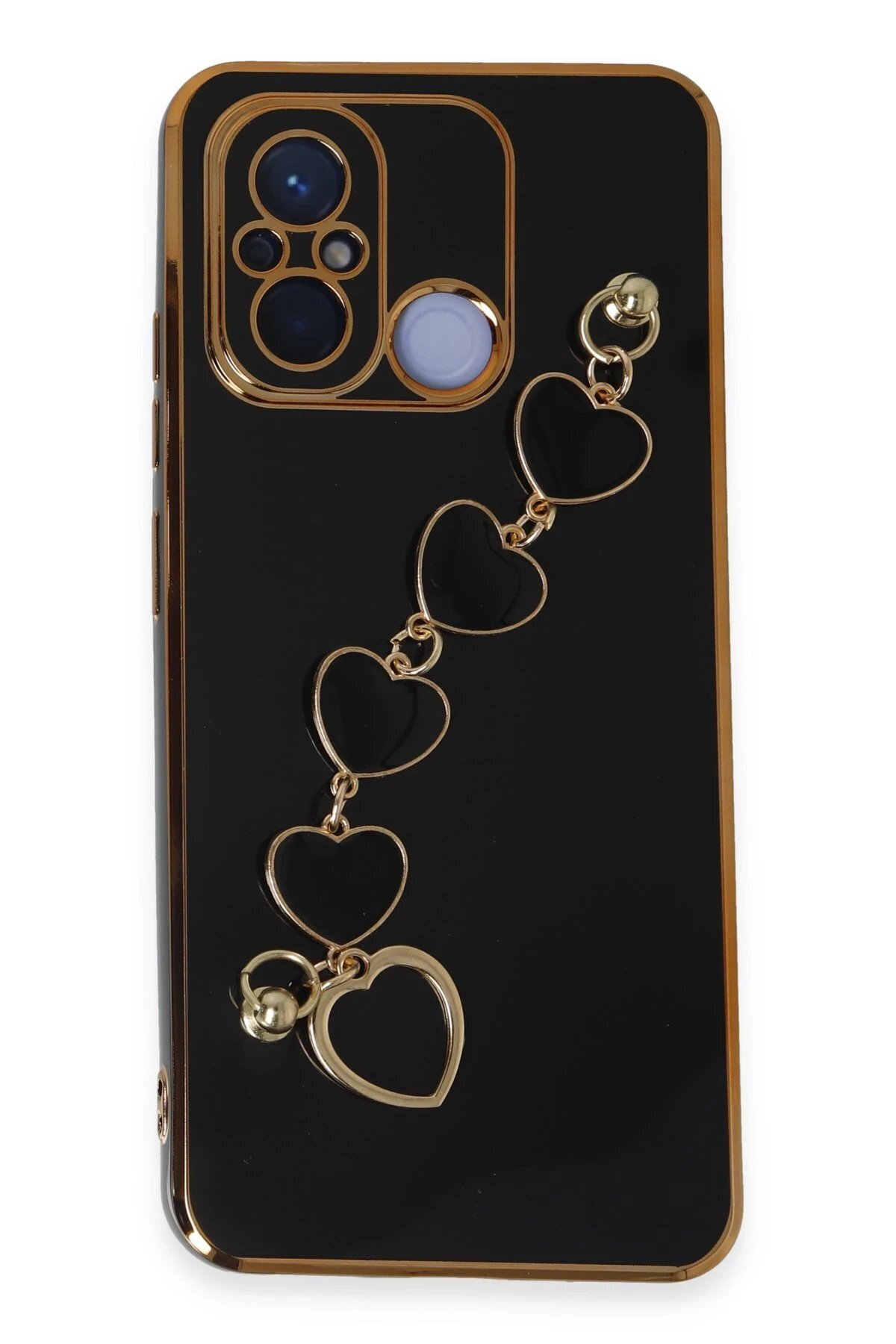 CepteToptan Xiaomi Redmi 12C Kılıf Esila Silikon - Siyah - DROPX2731-4901