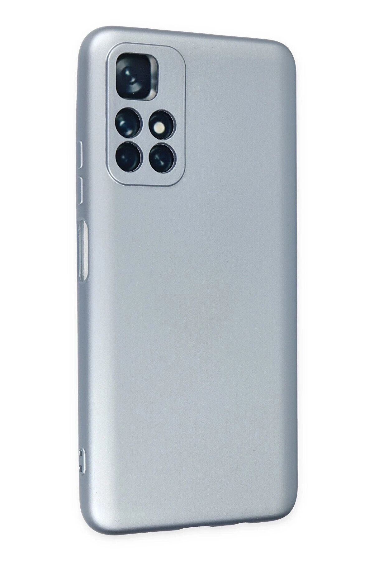 Xi̇aomi̇ Redmi̇ Note 11T Kılıf Nano İçi̇ Kadi̇fe Si̇li̇kon - Sky Blue - Dropx1291-1187