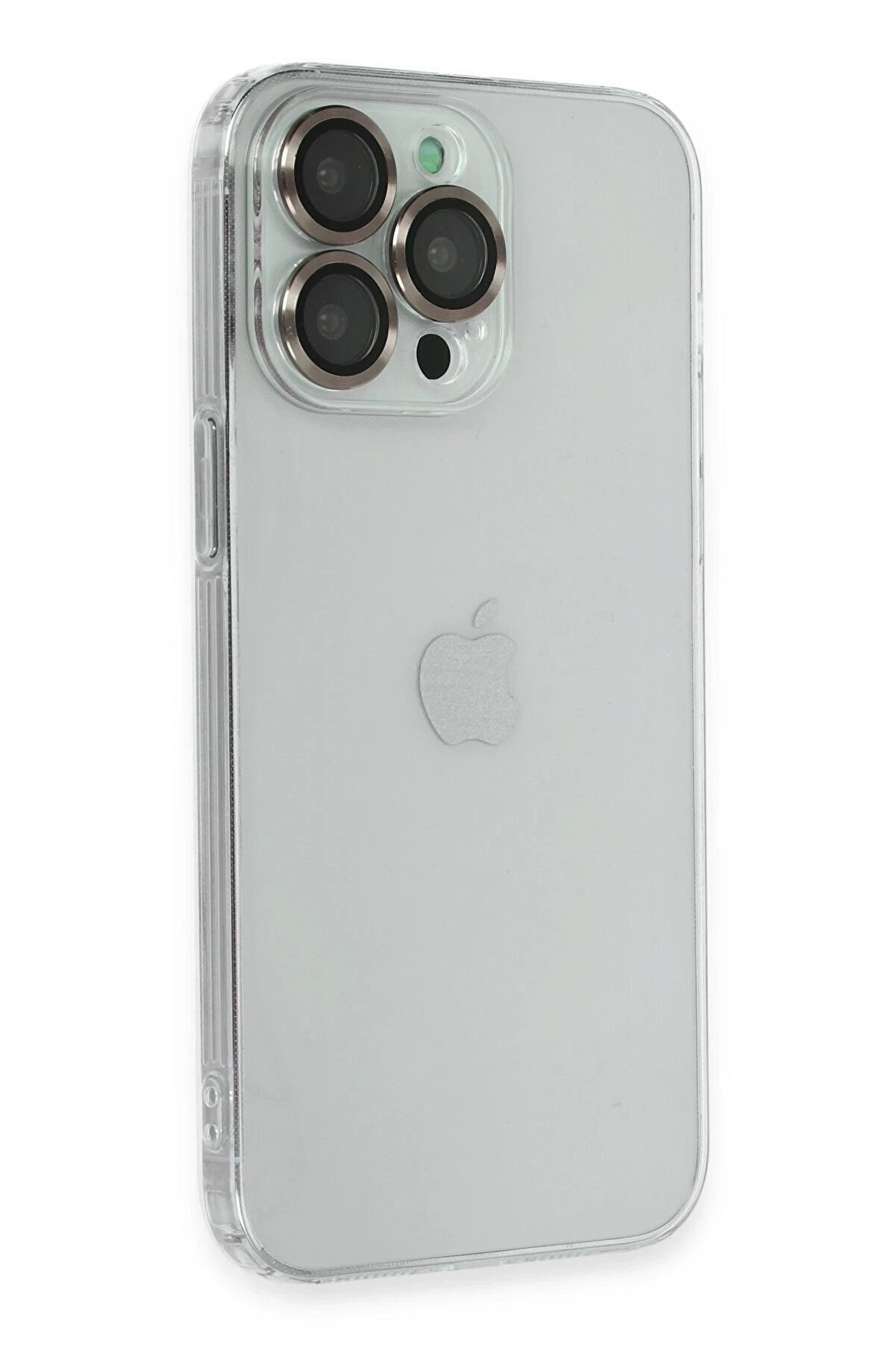 İphone 14 Pro Max Kılıf Luko Lens Si̇li̇kon - Gold - Dropx5854-8002
