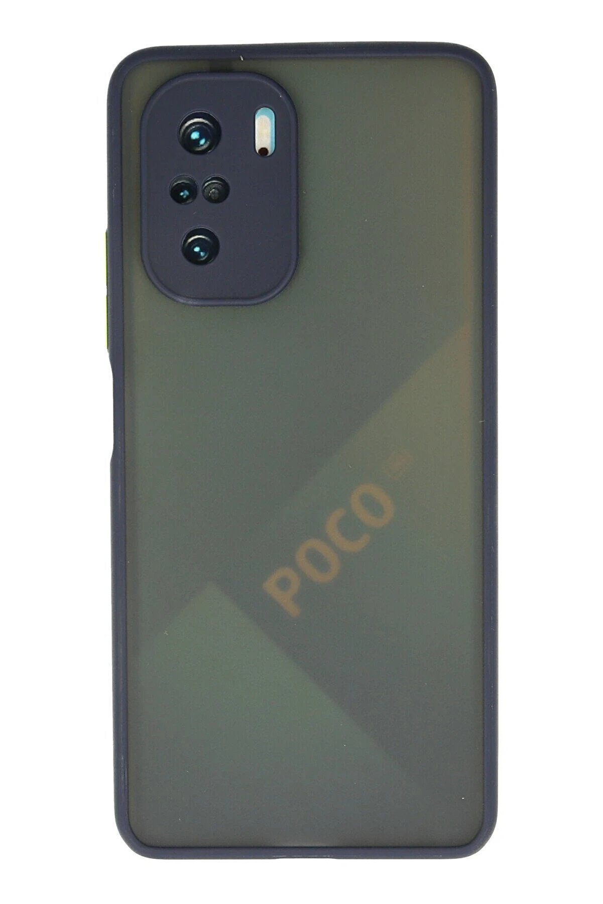 CepteToptan Xiaomi Poco F3 Kılıf Montreal Silikon Kapak - Lacivert - DROPX6861-5975