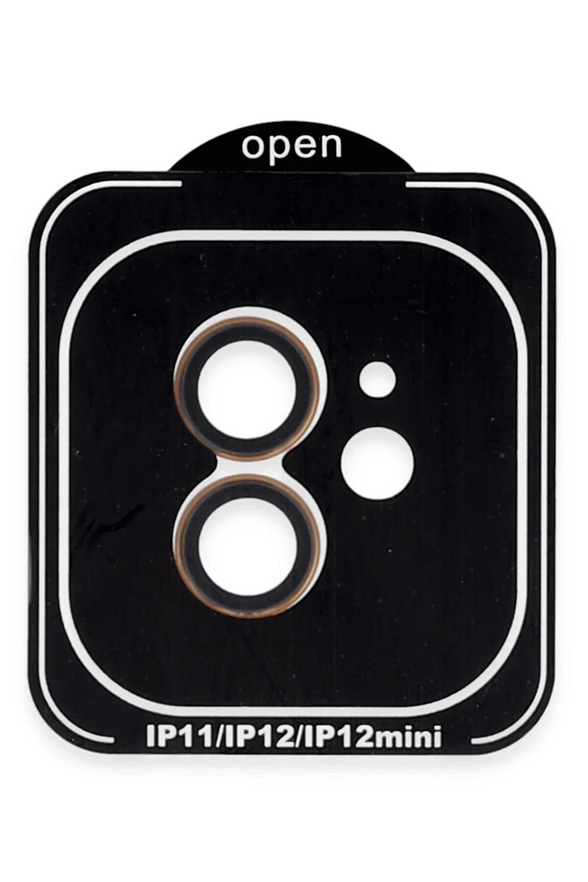 CepteToptan iPhone 11 PVD Metal Kamera Lens - Turuncu - DROPX3000-8606