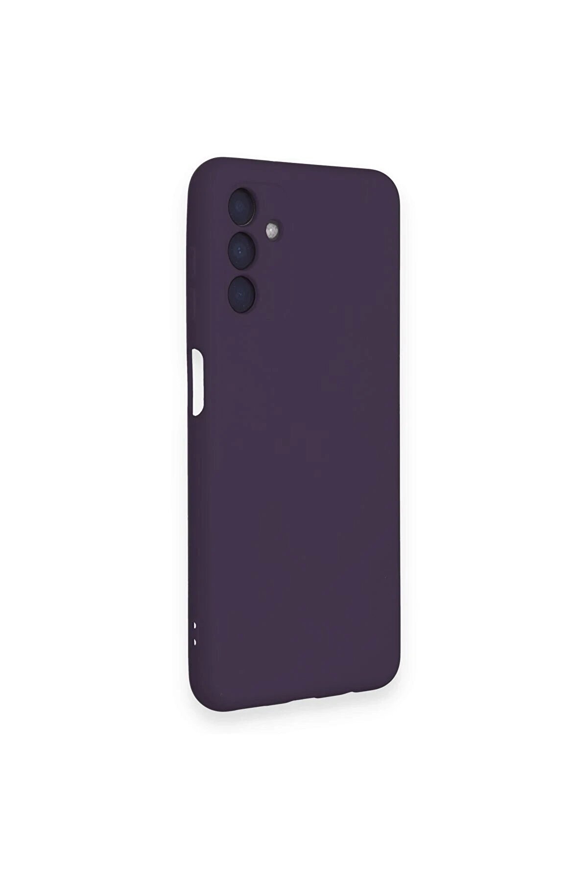 Samsung Galaxy A14 4G Kılıf Nano İçi̇ Kadi̇fe Si̇li̇kon - Mor - Dropx3673-3990