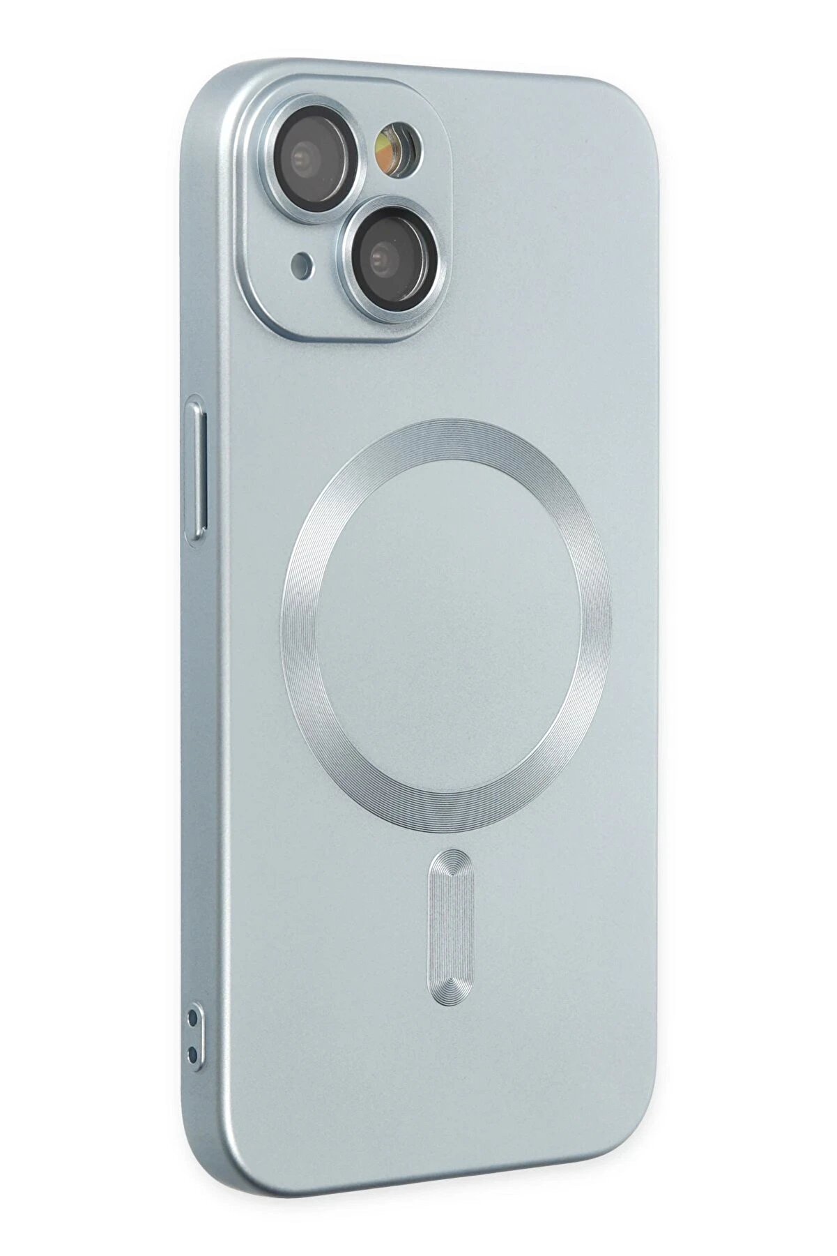 İphone 14 Plus Kılıf Moshi̇ Lens Magneti̇csafe Si̇li̇kon - Si̇erra Blue - Dropx1058-4881