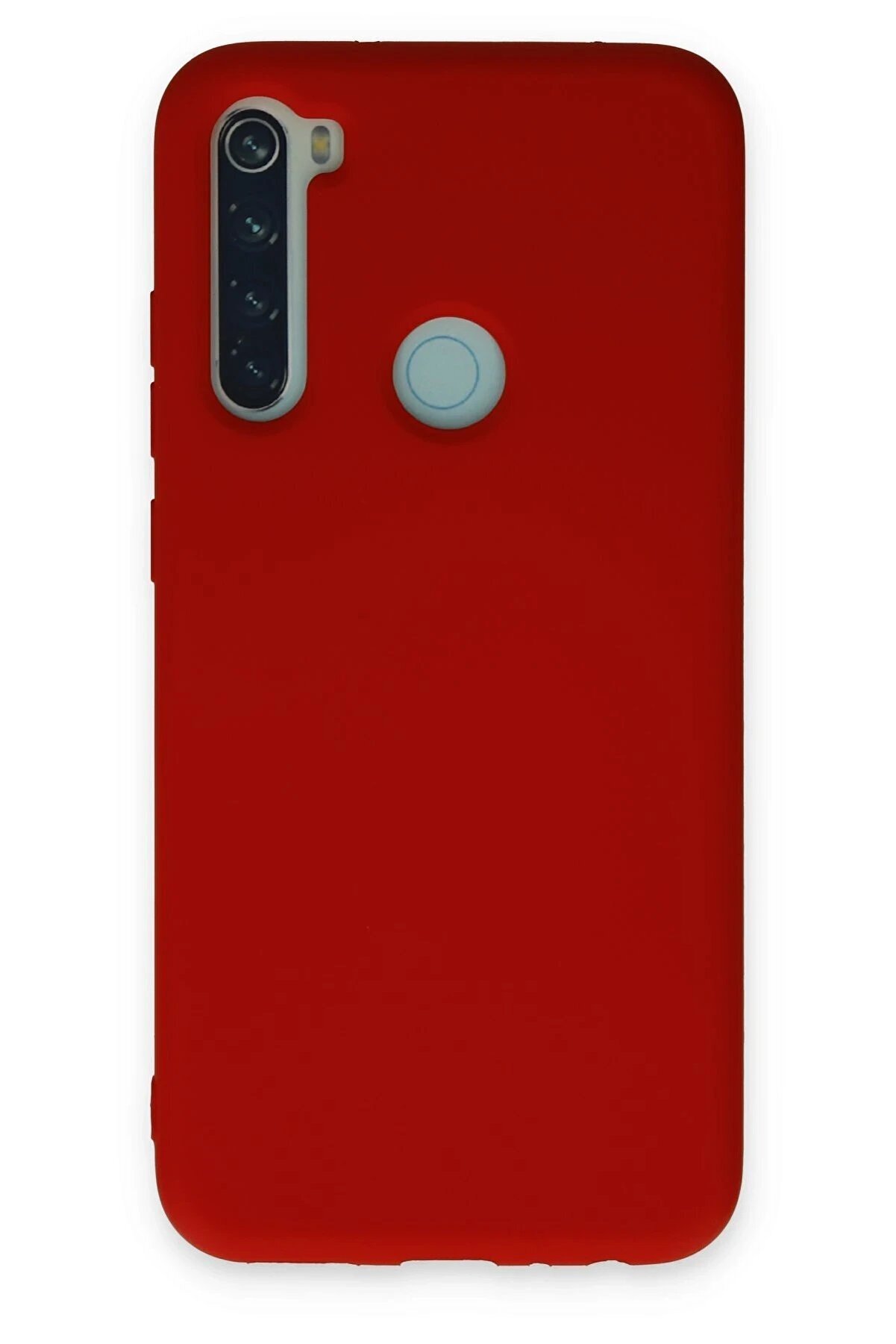 CepteToptan Xiaomi Redmi Note 8 Kılıf Nano içi Kadife Silikon - Kırmızı - DROPX9761-8084