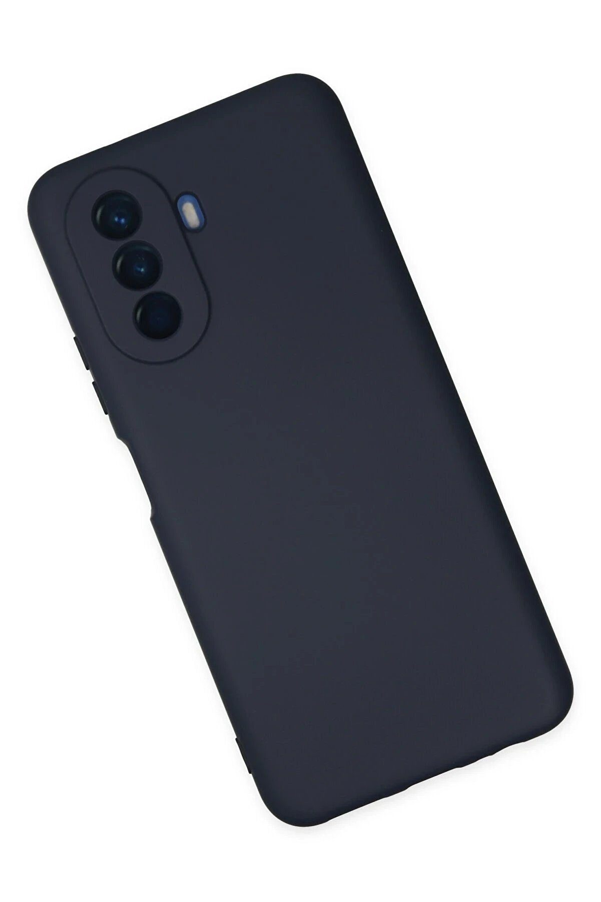 Huawei̇ Nova Y70 Kılıf Nano İçi̇ Kadi̇fe Si̇li̇kon - Laci̇vert - Dropx3173-2830