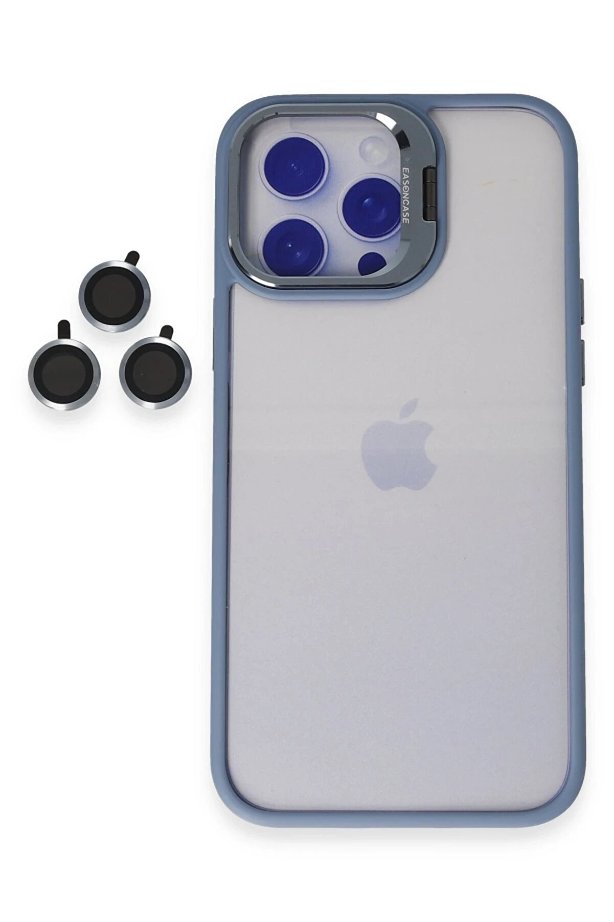 CepteToptan iPhone 14 Pro Max Kılıf Roblox Lens Standlı Kapak - Sierra Blue - DROPX9520-3177