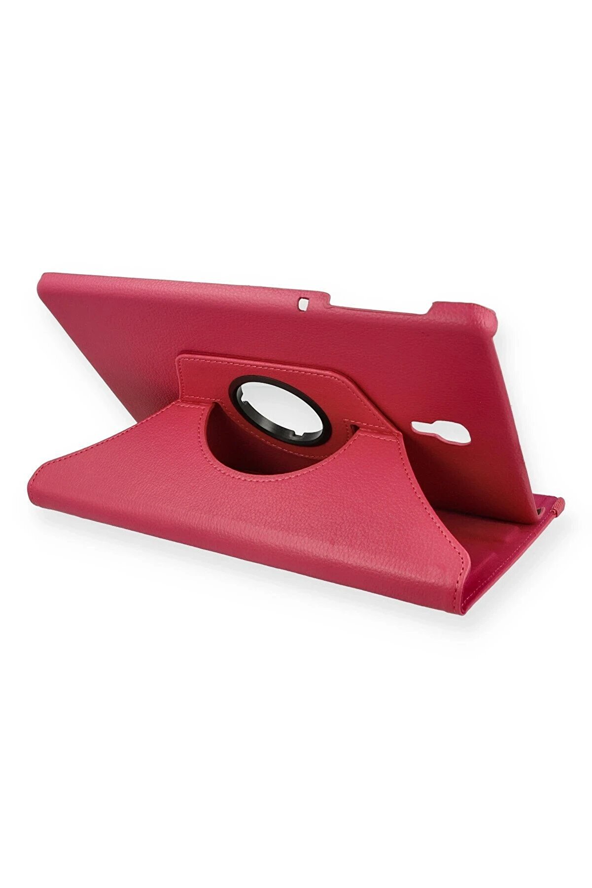 CepteToptan Samsung Galaxy T590 Tab A 10.5 Kılıf 360 Tablet Deri Kılıf - Pembe - DROPX9283-9467