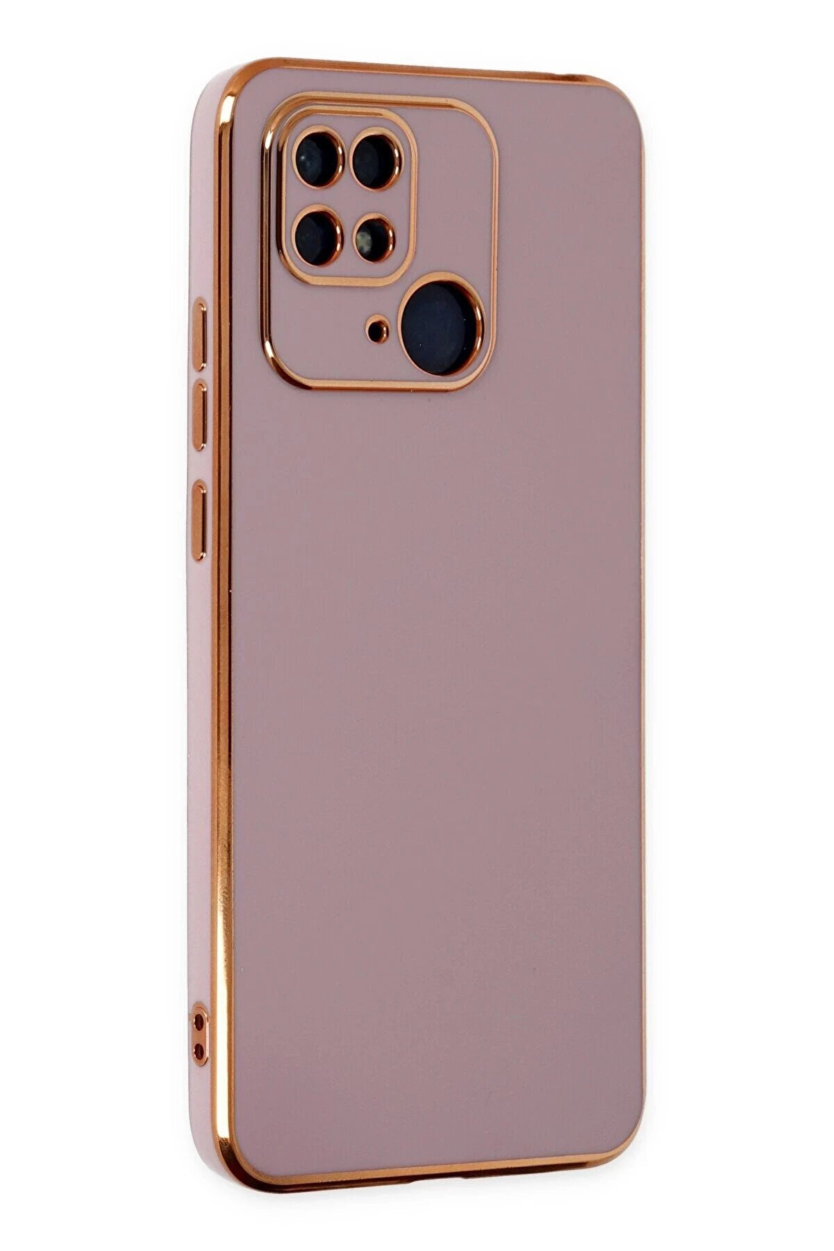 CepteToptan Xiaomi Redmi 10C Kılıf Volet Silikon - Mor - DROPX9731-9447