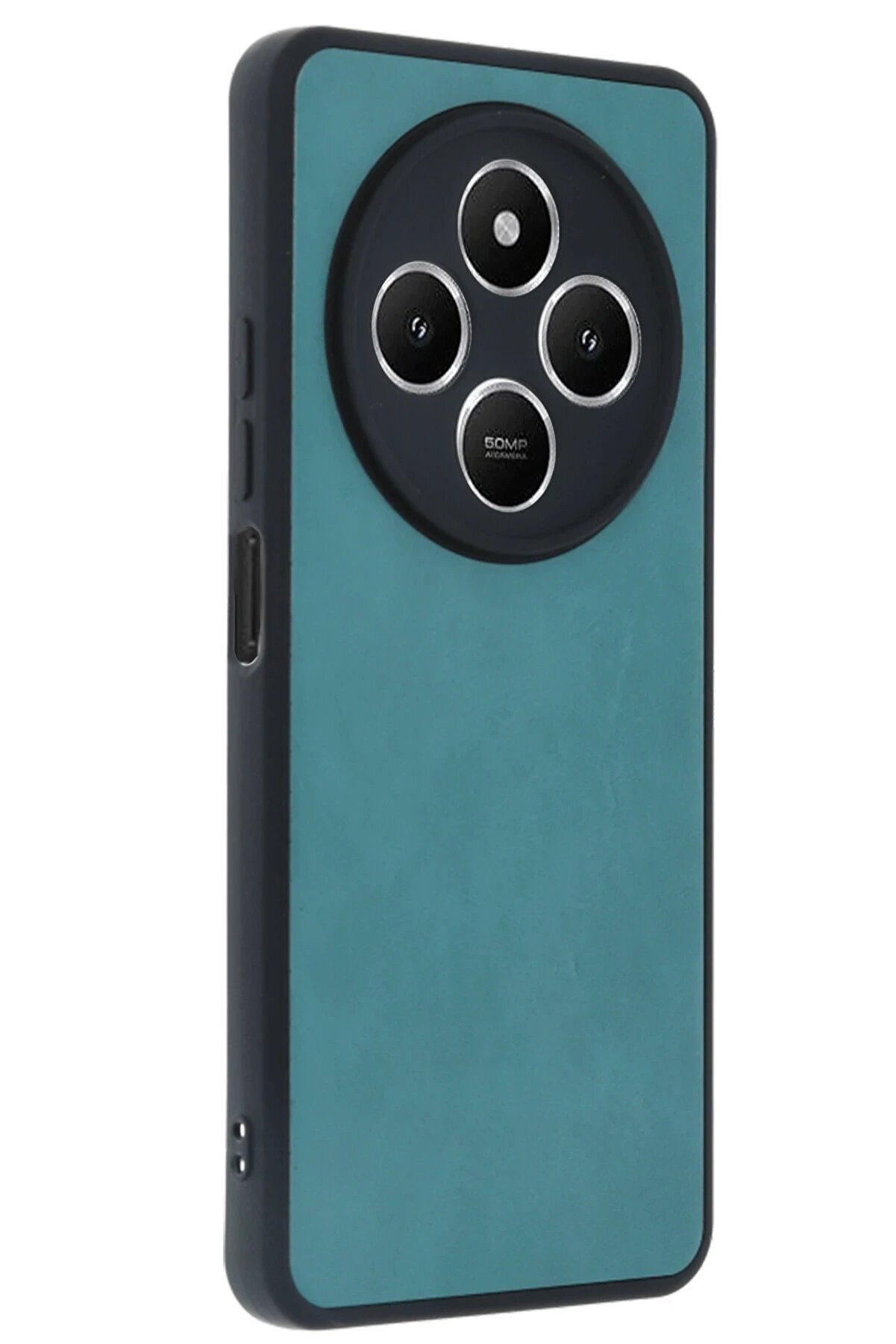 CepteToptan Xiaomi Redmi 14C Kılıf Aras Deri Kapak - A&ccedil;ık Yeşil - DROPX4660-4922