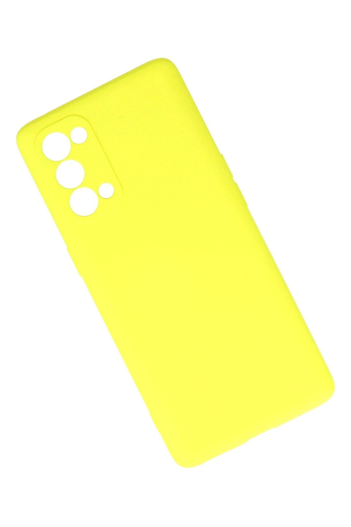 Oppo Reno 5 Pro Kılıf Fi̇rst Si̇li̇kon - Sarı - Dropx7957-2848