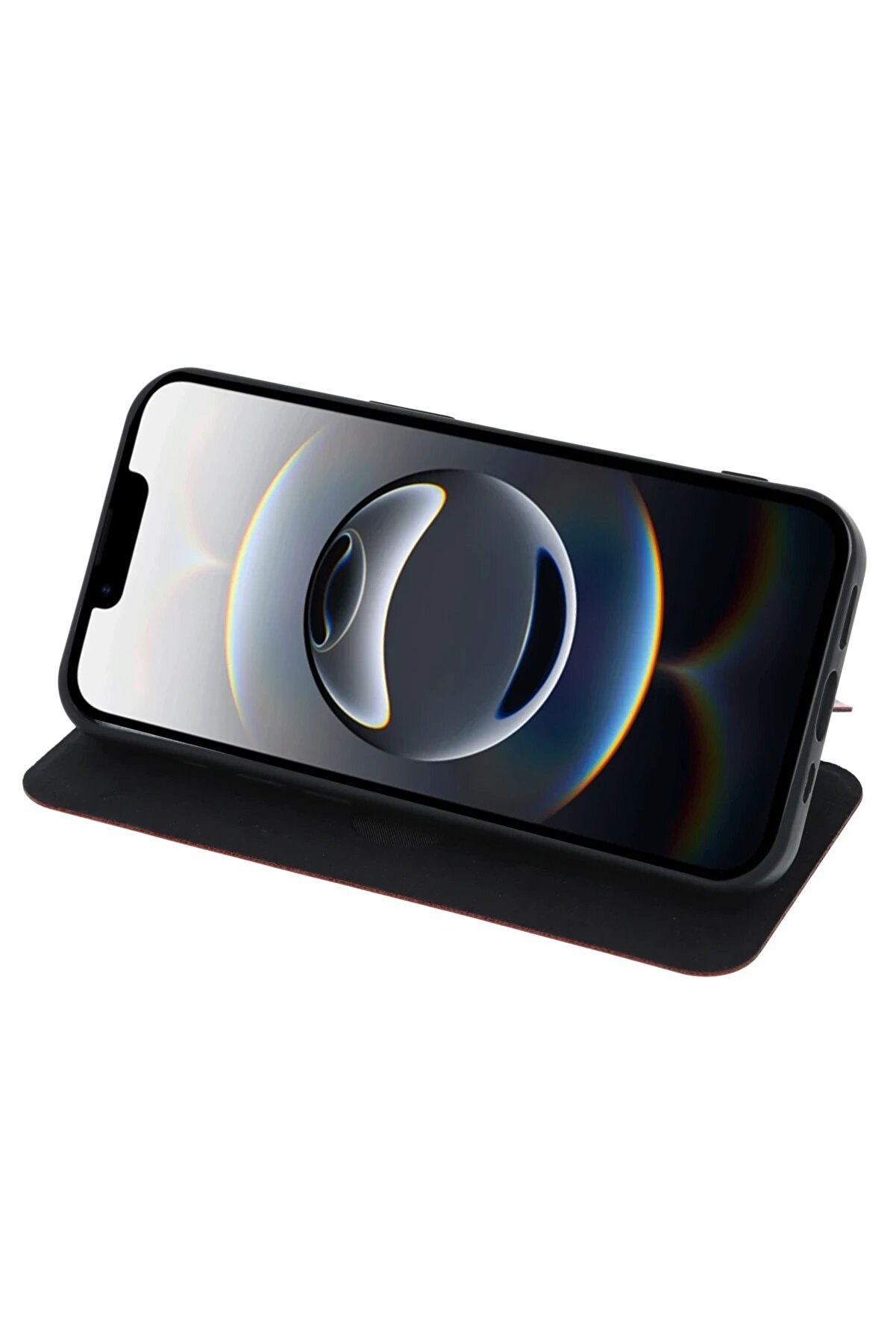 CepteToptan iPhone 16E Kılıf Flip Cover - Kırmızı - DROPX1760-1388