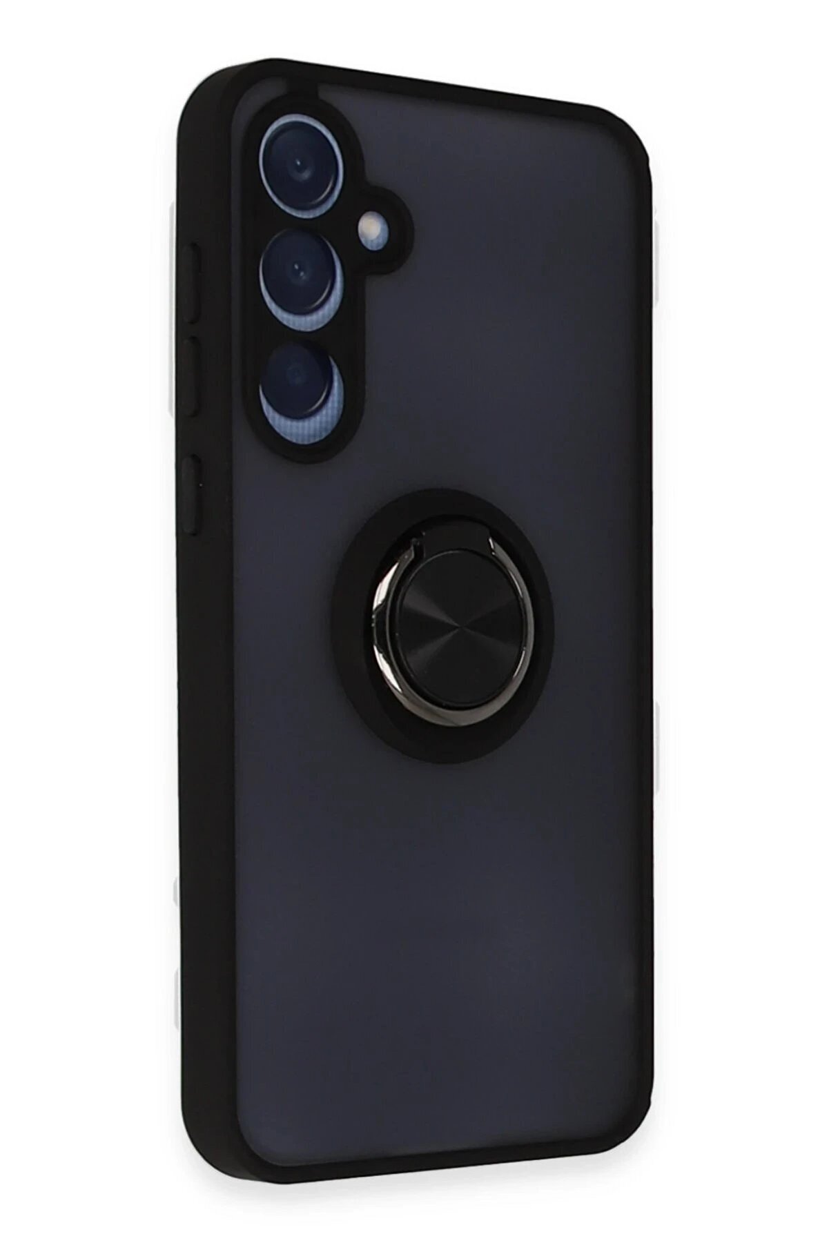 Samsung Galaxy A15 4G Kılıf Montreal Y&uuml;z&uuml;kl&uuml; Si̇li̇kon Kapak - Si̇yah - Dropx3328-2507