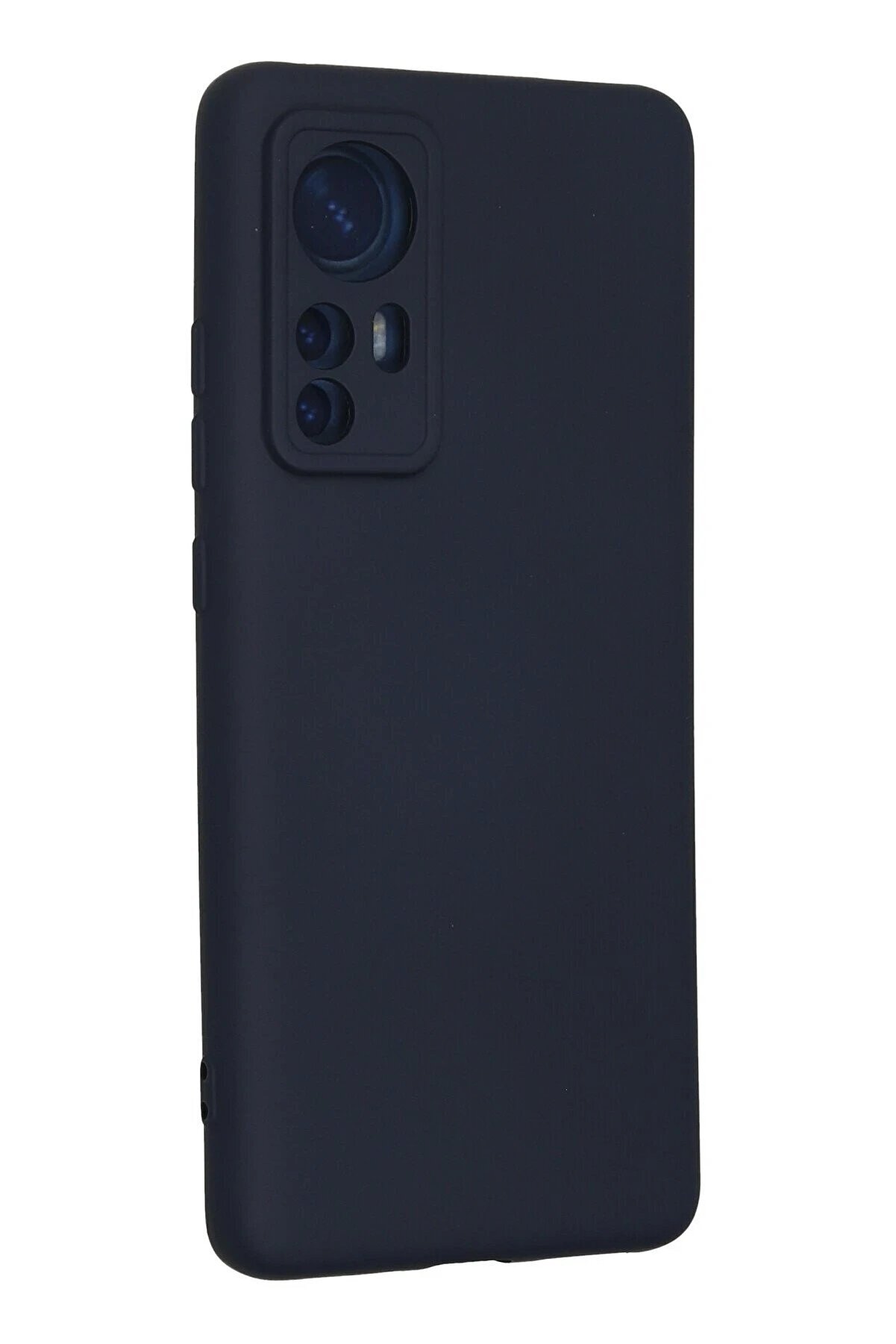 Xi̇aomi̇ Mi̇ 12 Kılıf Nano İçi̇ Kadi̇fe Si̇li̇kon - Laci̇vert - Dropx1663-2721