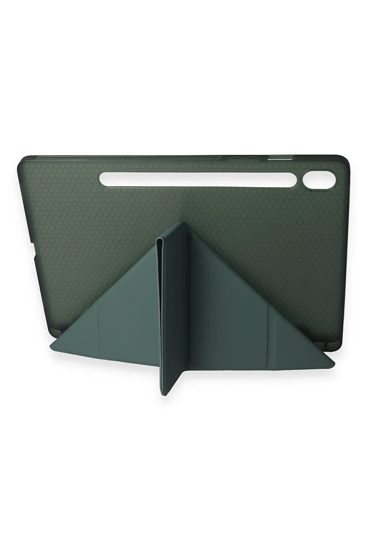 Samsung Galaxy T870 Tab S7 11 Kılıf Kalemli̇kli̇ Mars Tablet Kılıfı - Koyu Ye - Dropx3015-6297