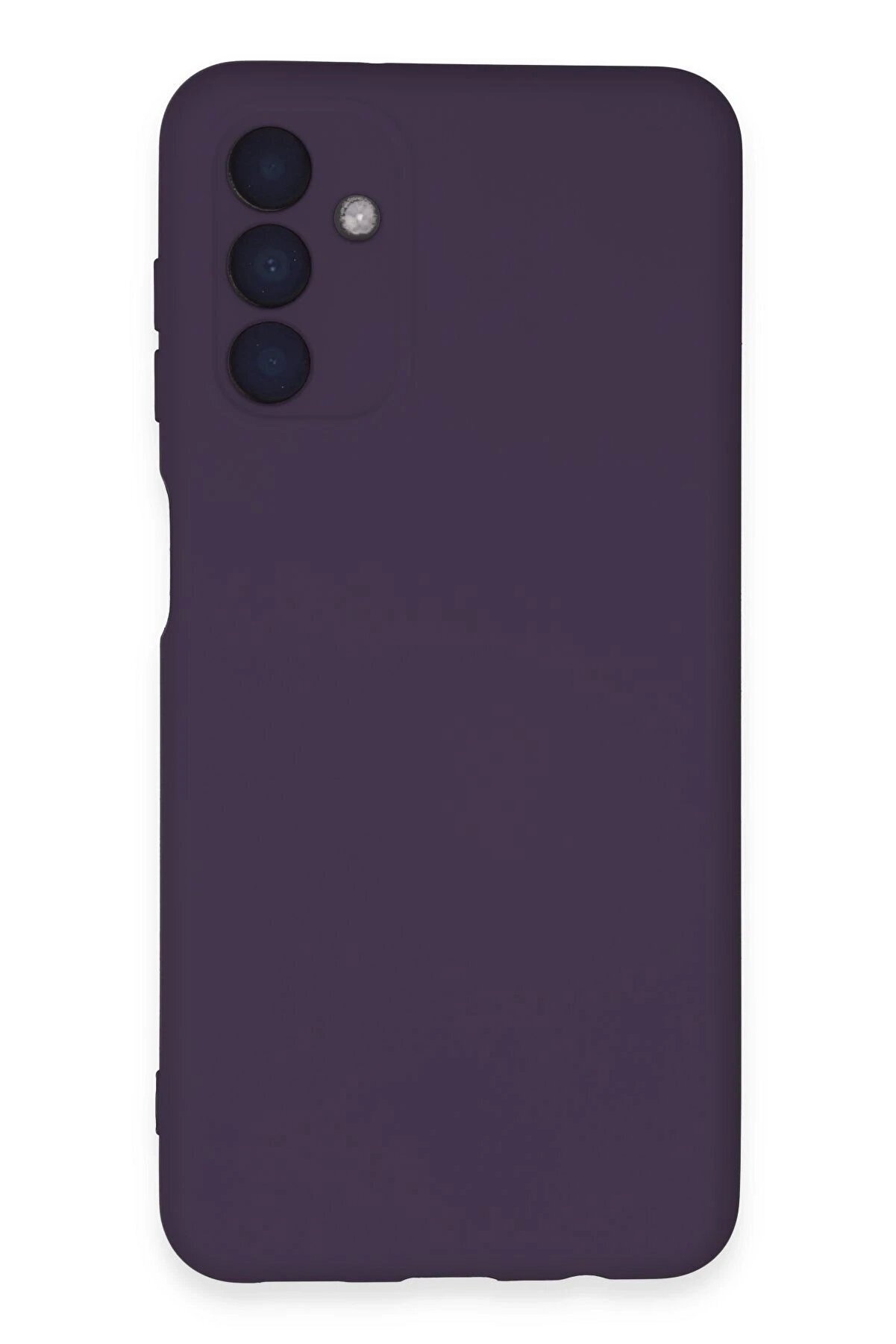 CepteToptan Samsung Galaxy A24 4G Kılıf Nano içi Kadife Silikon - Mor - DROPX8978-7234