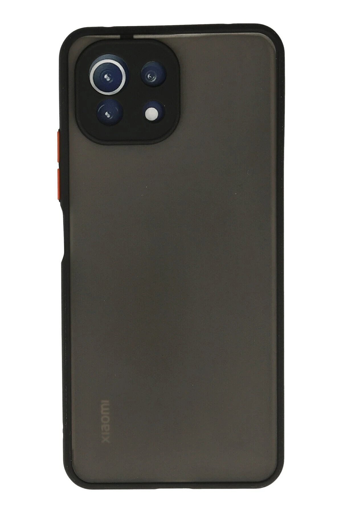 CepteToptan Xiaomi Mİ 11 Lite Kılıf Montreal Silikon Kapak - Siyah - DROPX6959-2518