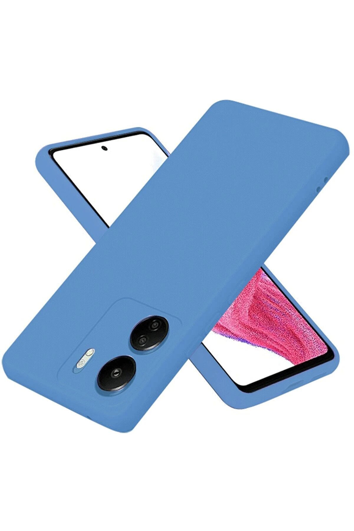 CepteToptan Xiaomi Redmi 13C Kılıf First Silikon - Mavi - DROPX6663-4261