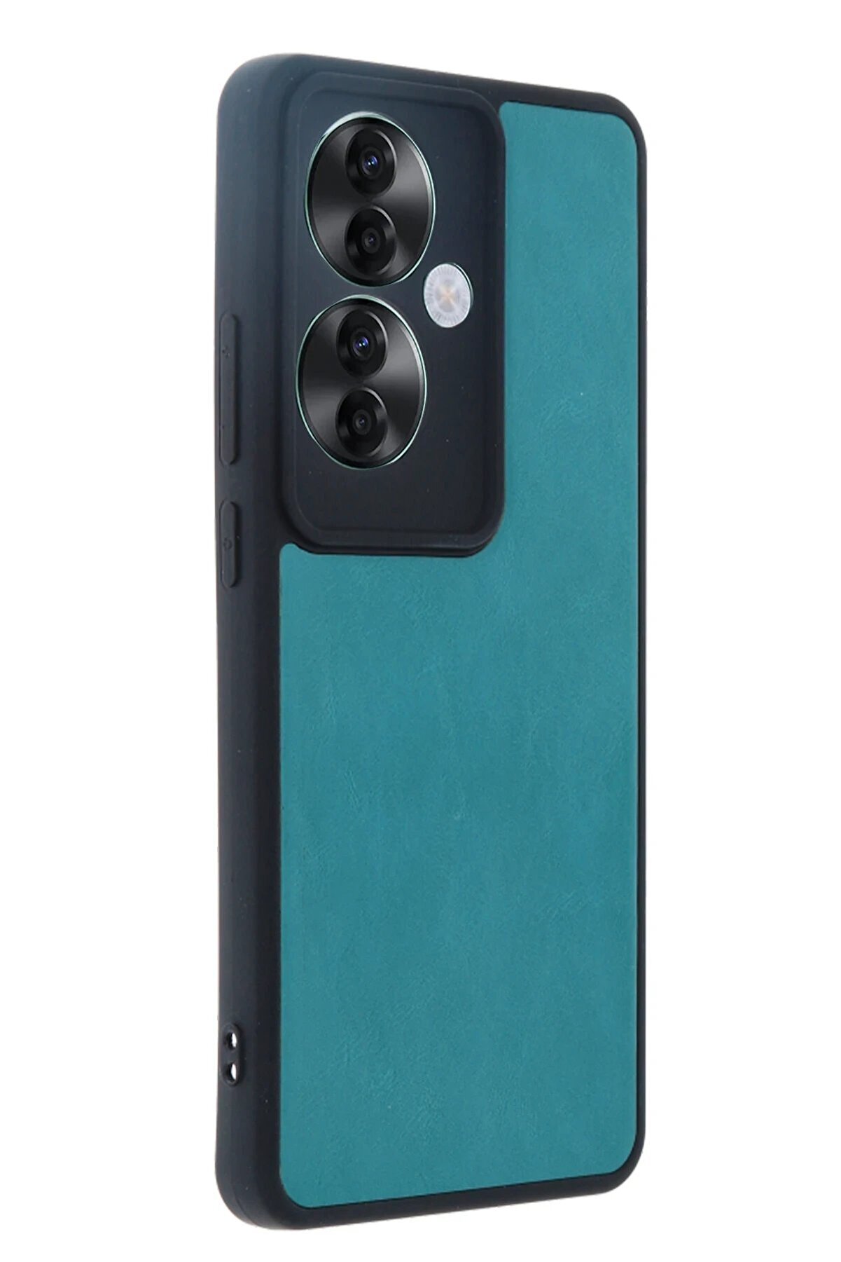 CepteToptan Oppo Reno 11F Kılıf Aras Deri Kapak - A&ccedil;ık Yeşil - DROPX4330-2863