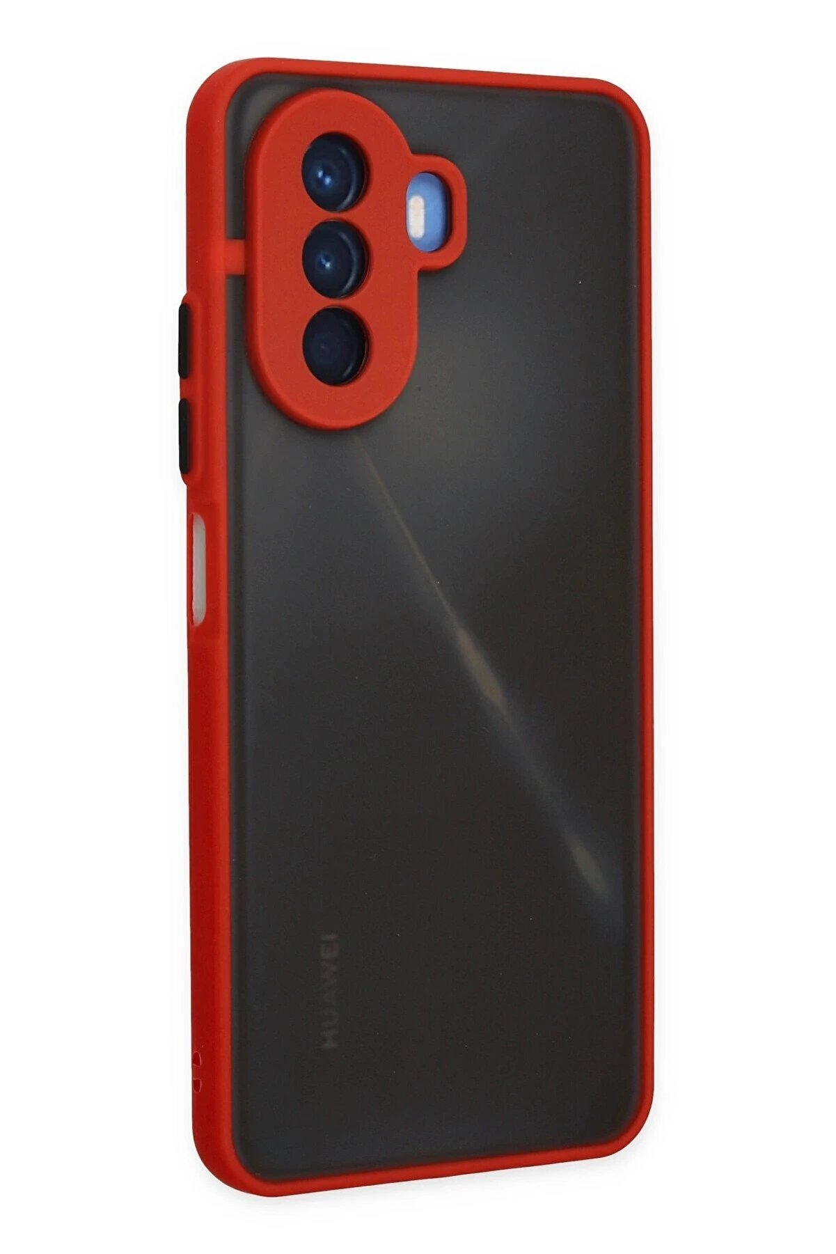 Huawei̇ Nova Y70 Kılıf Montreal Si̇li̇kon Kapak - Kırmızı - Dropx3261-5529