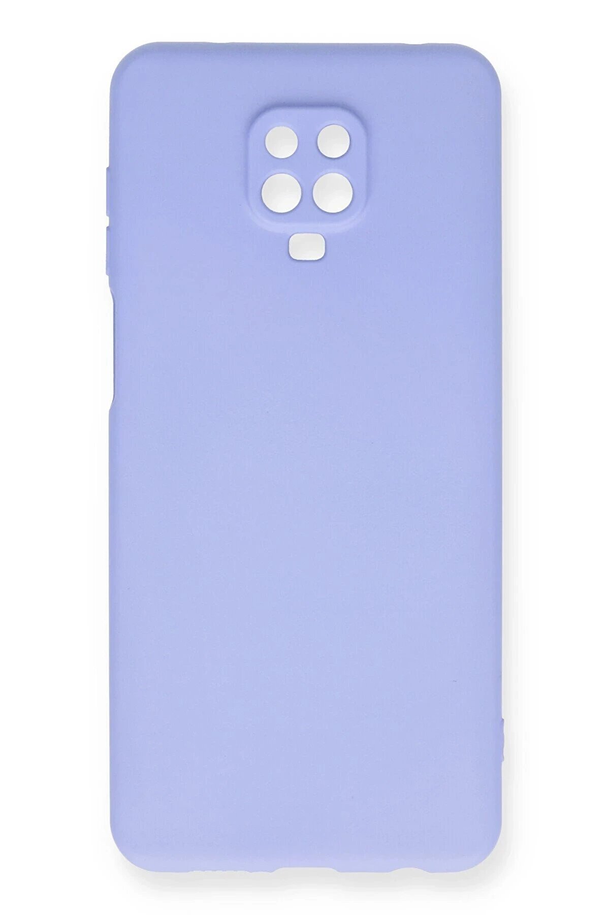 CepteToptan Xiaomi Redmi Note 9 Pro Kılıf Nano içi Kadife Silikon - Lila - DROPX5321-5558