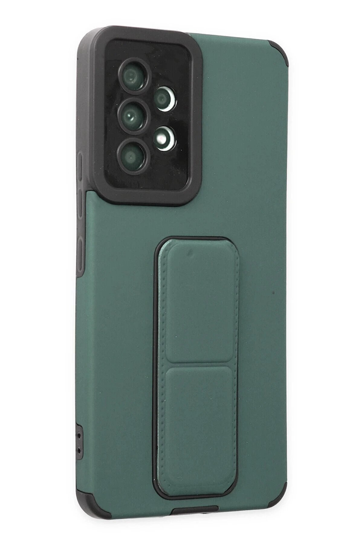 Samsung Galaxy A53 5G Kılıf Mega Standlı Si̇li̇kon - Yeşi̇l - Dropx5107-1967