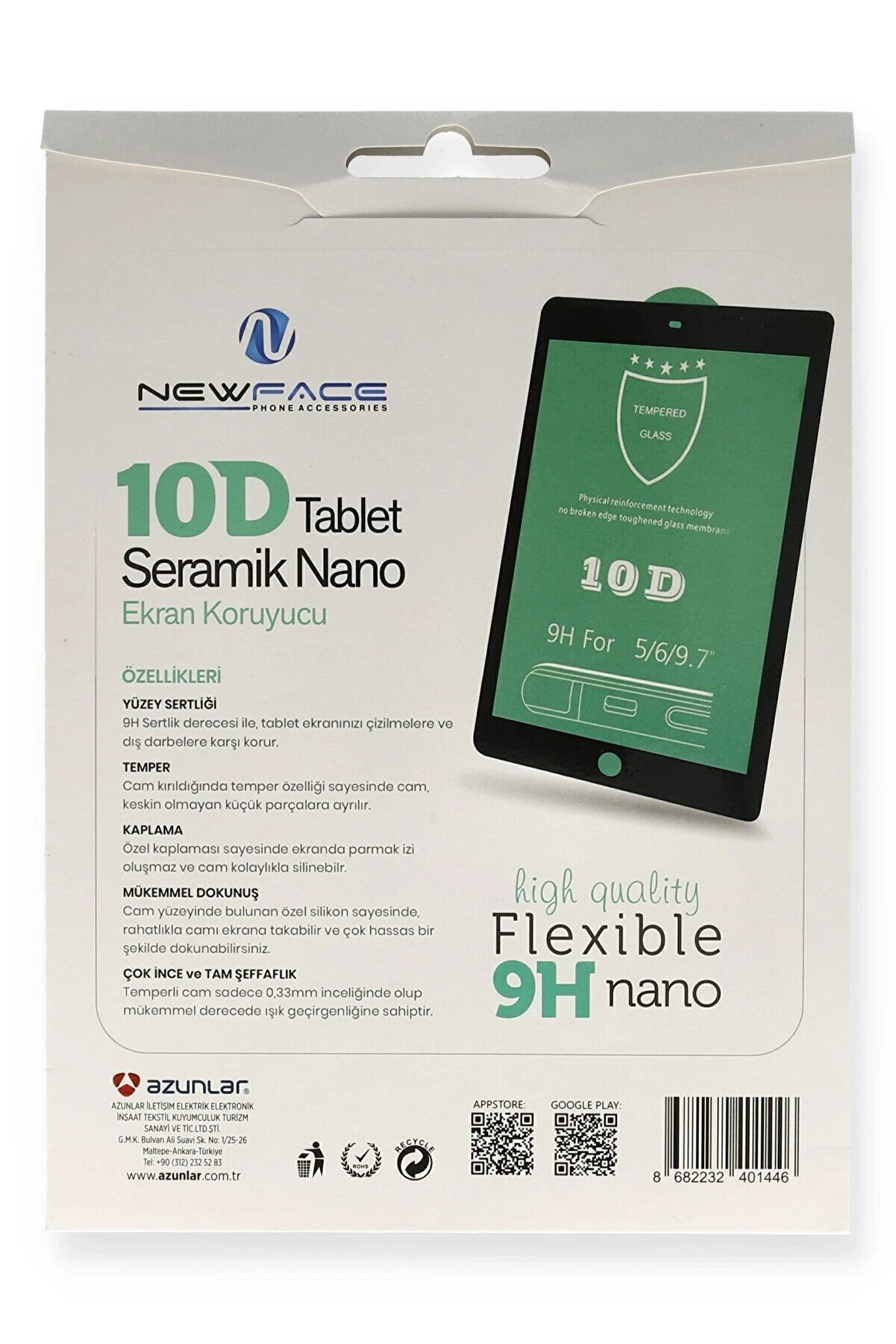 İpad 4 9.7 Tablet 10D Serami̇k Nano - Dropx8349-5480