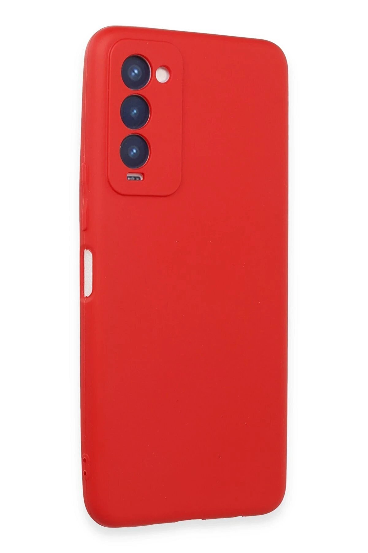 Tecno Camon 18 Kılıf Fi̇rst Si̇li̇kon - Kırmızı - Dropx7343-6212