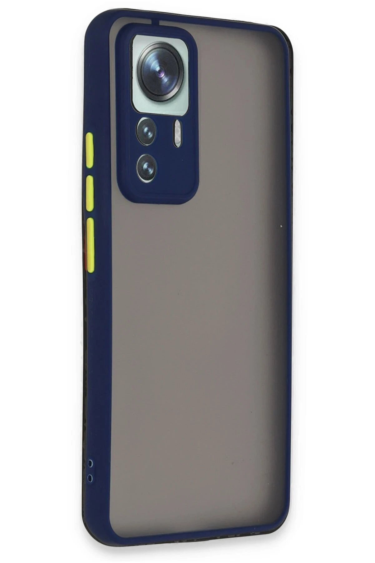 Xi̇aomi̇ Mi̇ 12T Pro Kılıf Montreal Si̇li̇kon Kapak - Laci̇vert - Dropx2817-2880