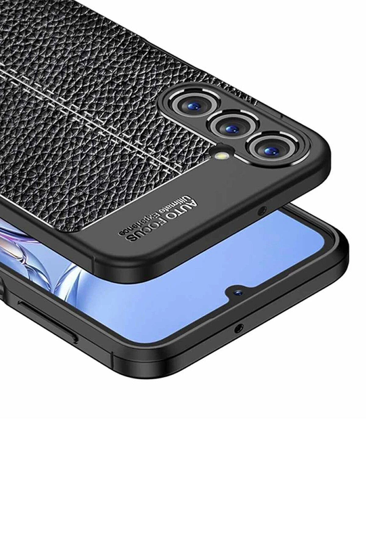 Samsung Galaxy A05S Kılıf Auto Focus Kapak - Si̇yah - Dropx6709-7089