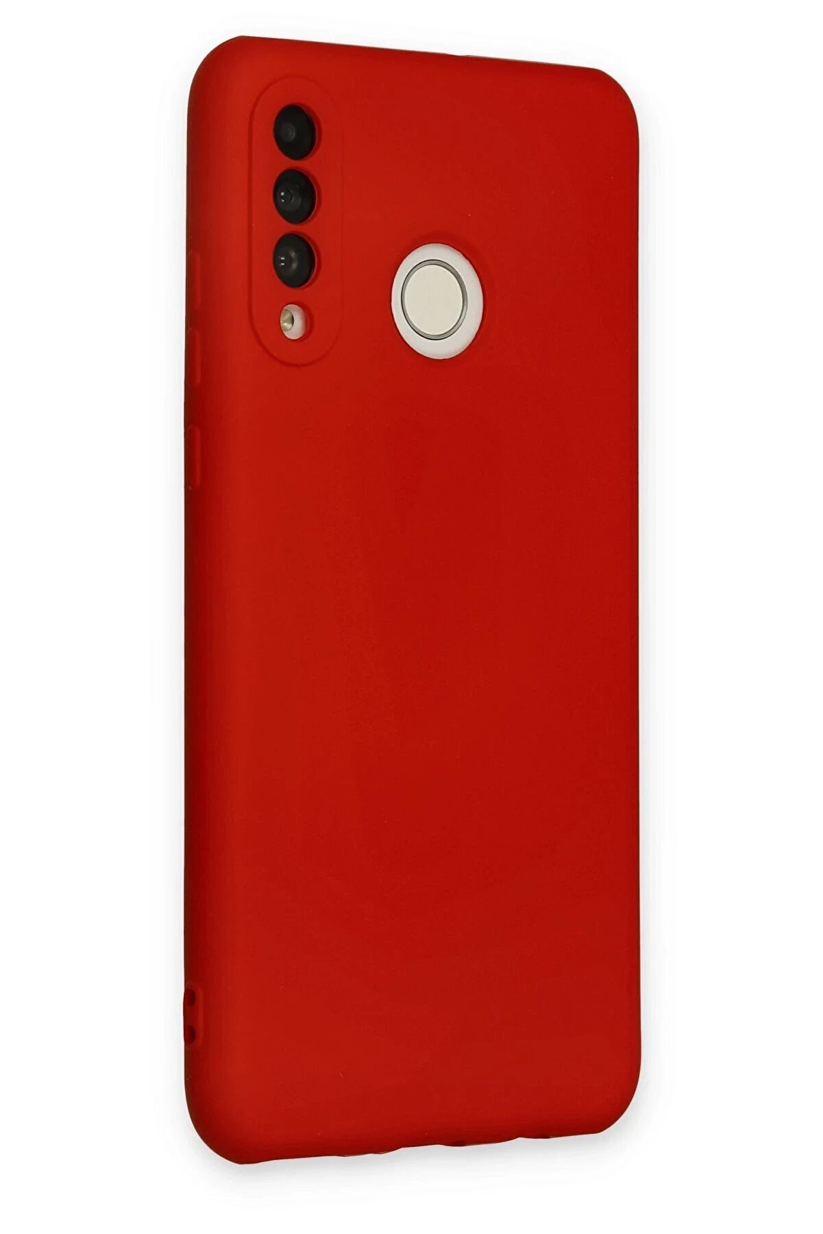 Huawei̇ P30 Li̇te Kılıf Nano İçi̇ Kadi̇fe Si̇li̇kon - Kırmızı - Dropx8091-2663