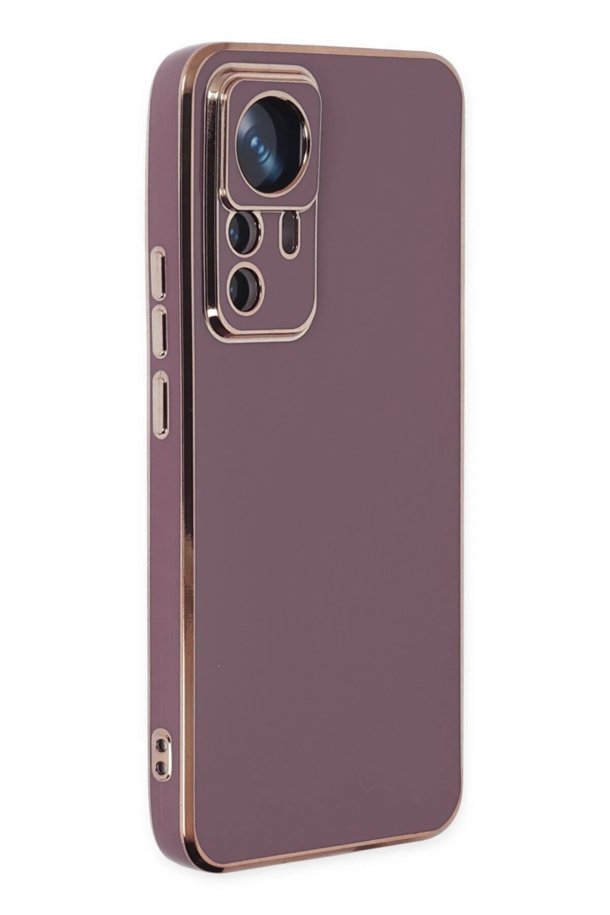 CepteToptan Xiaomi Mi 12T Pro Kılıf Volet Silikon - Mor - DROPX5334-6365