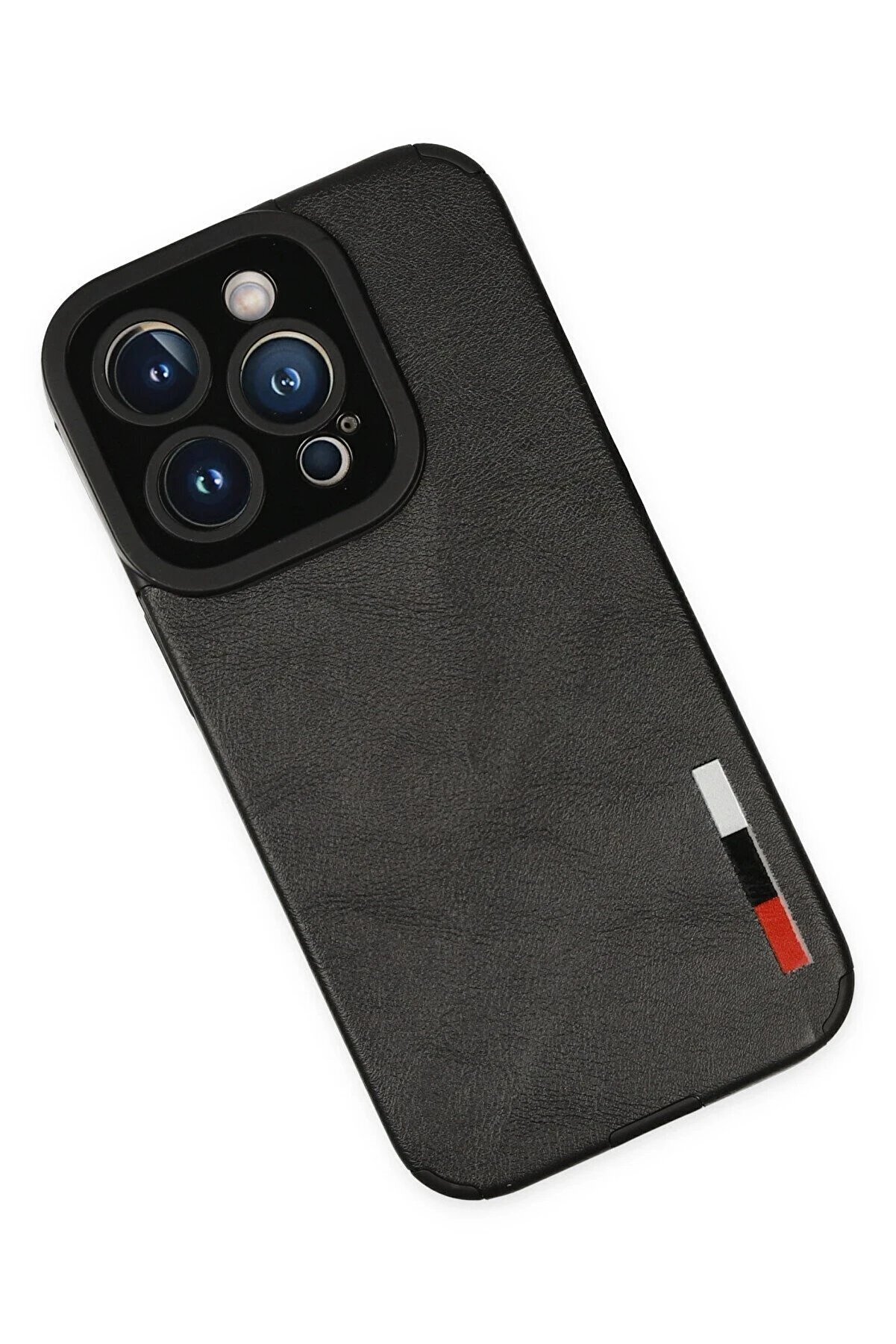 İphone 14 Pro Kılıf Loop Deri̇ Si̇li̇kon - Si̇yah - Dropx2800-3755