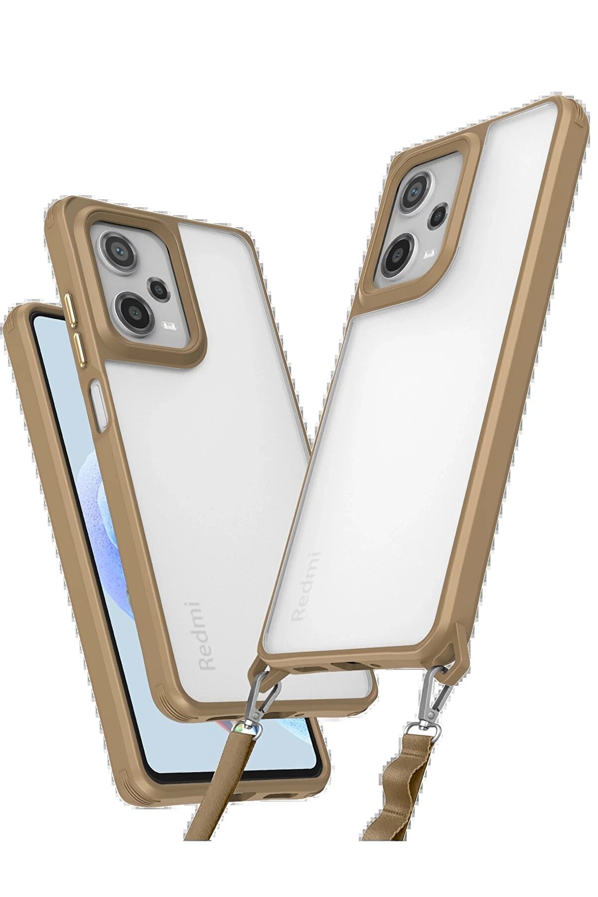 CepteToptan Xiaomi Redmi Note 12 Pro 5G Kılıf Penta Silikon Kılıf - &Ccedil;&ouml;l Titanyum - DROPX9029-1011