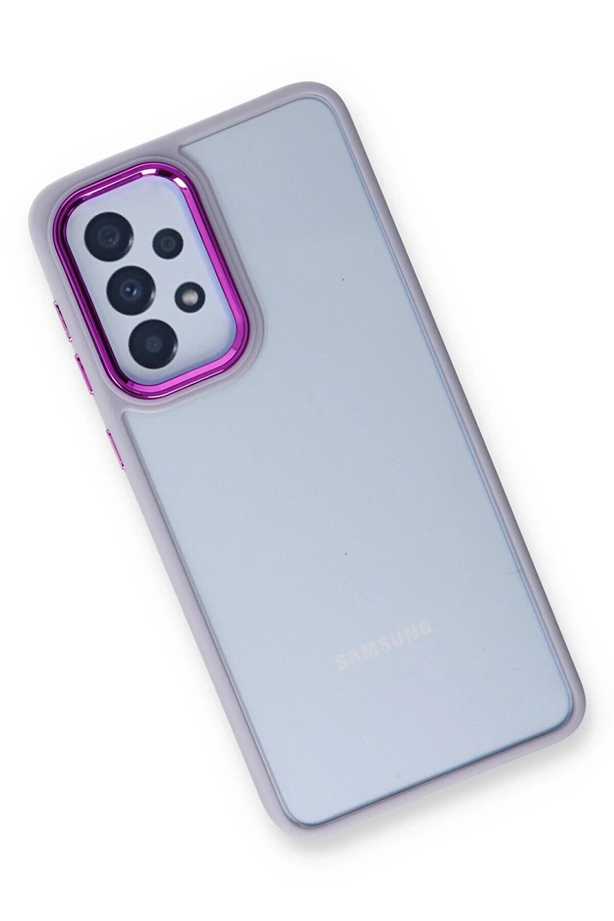 Samsung Galaxy A23 4G Kılıf Dora Kapak - Li̇la - Dropx9922-4175