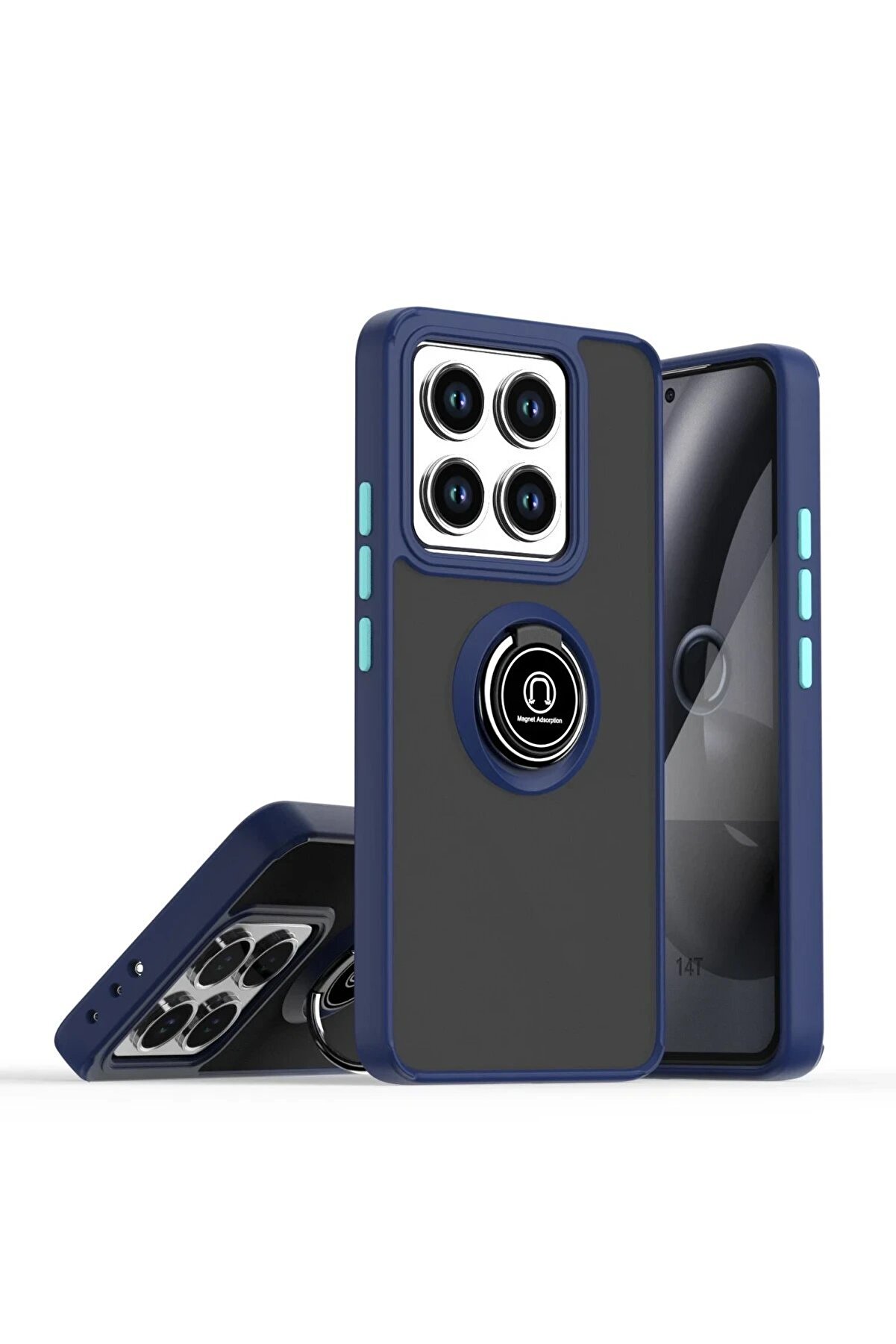 CepteToptan Xiaomi Mi 14T Montreal Y&uuml;z&uuml;kl&uuml; Silikon Kapak - Lacivert - DROPX8607-9682